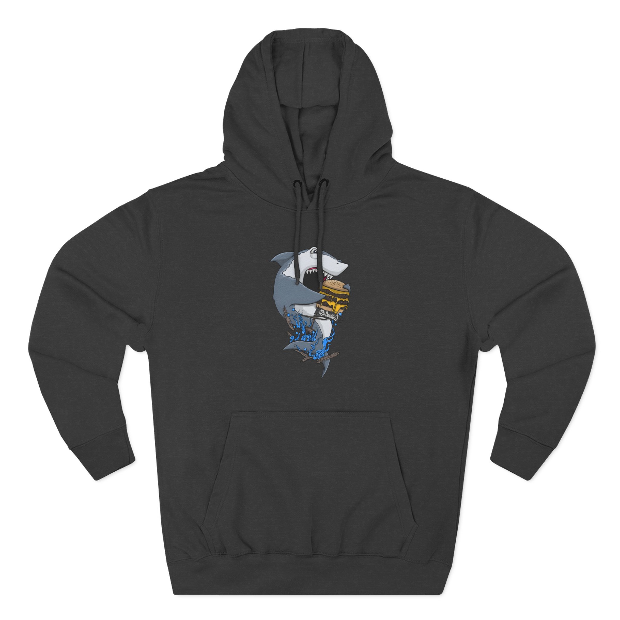 H2odelirious Hungry Shark Three-Panel Fleece Hoodie