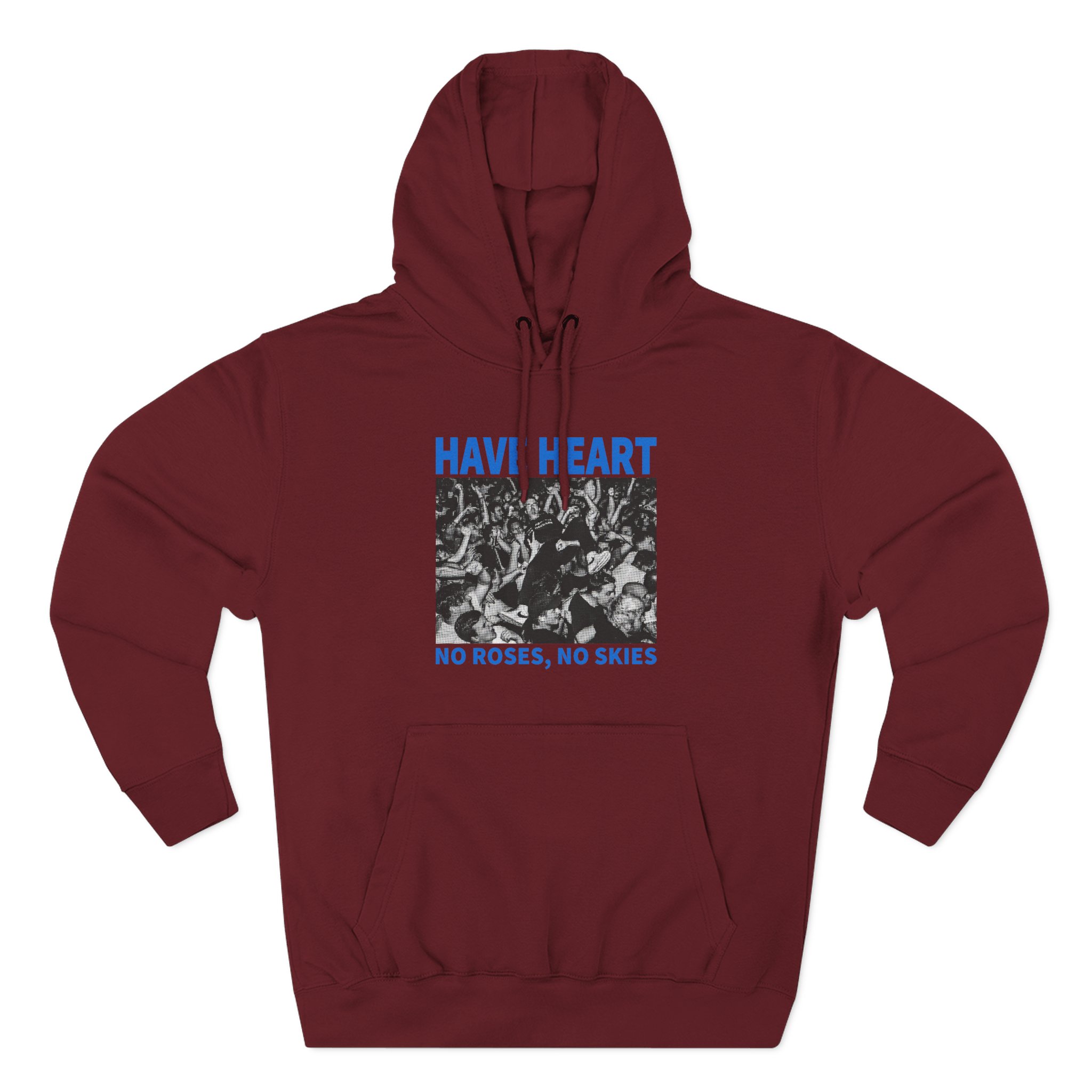 Have Heart No Roses, No Skies Three-Panel Fleece Hoodie