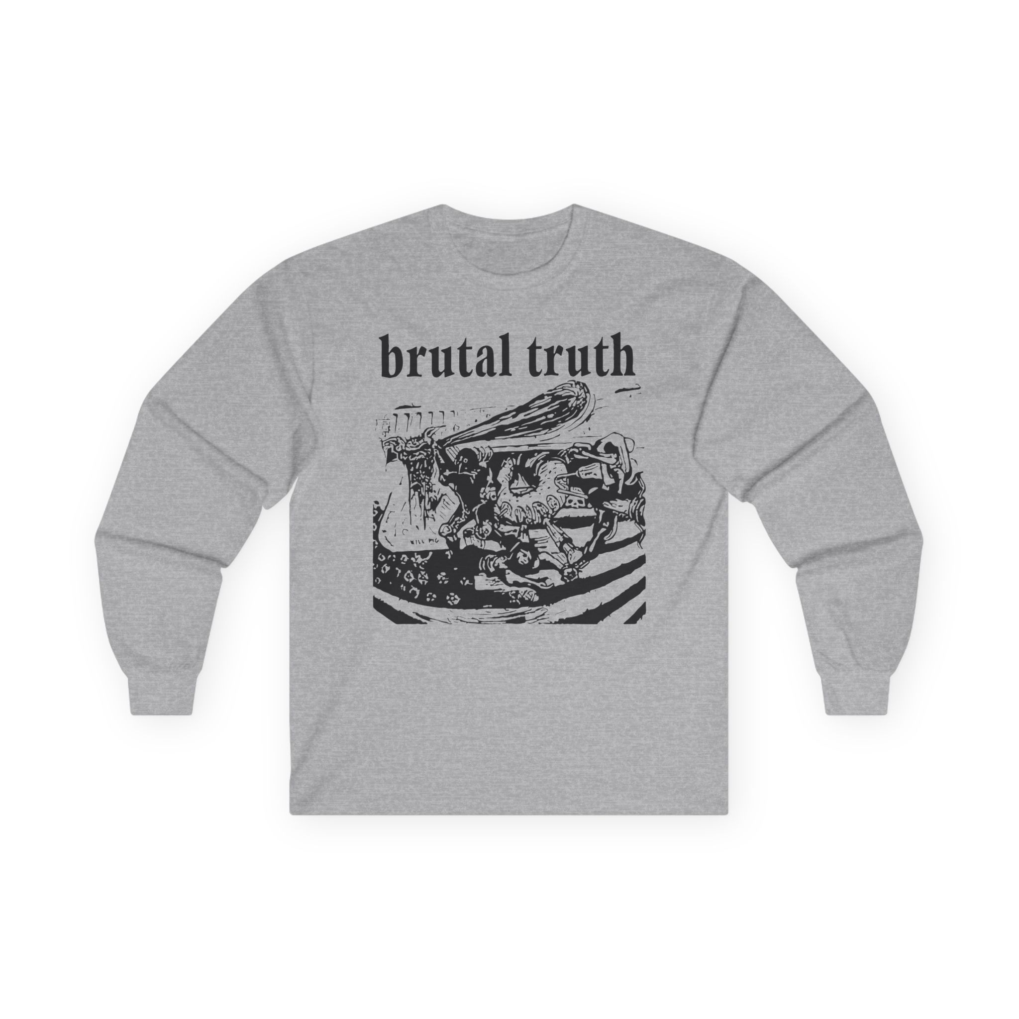 Brutal Truth Kill Pig Unisex Ultra Cotton Long Sleeve Tee