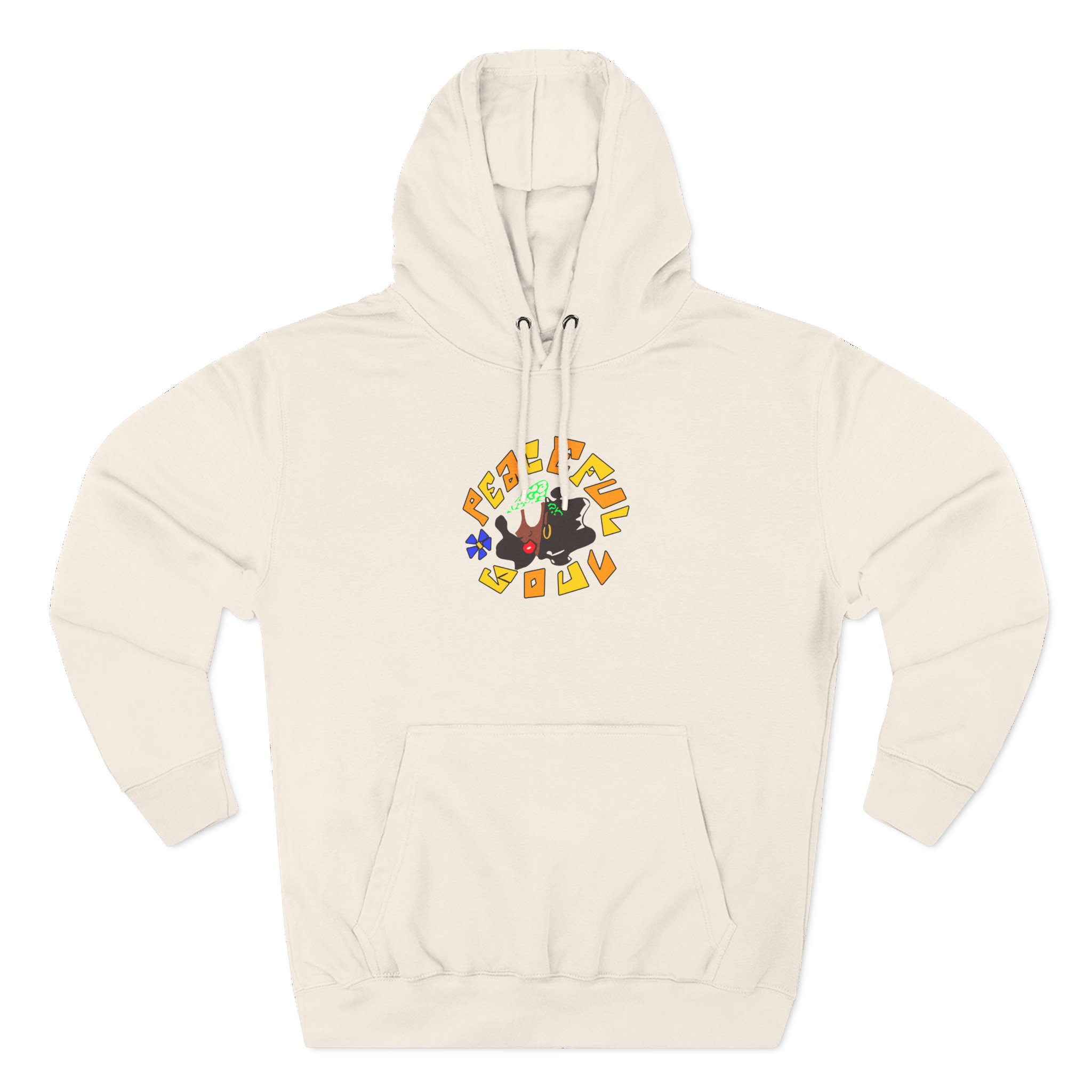 Umi Peaceful Soul Three-Panel Fleece Hoodie