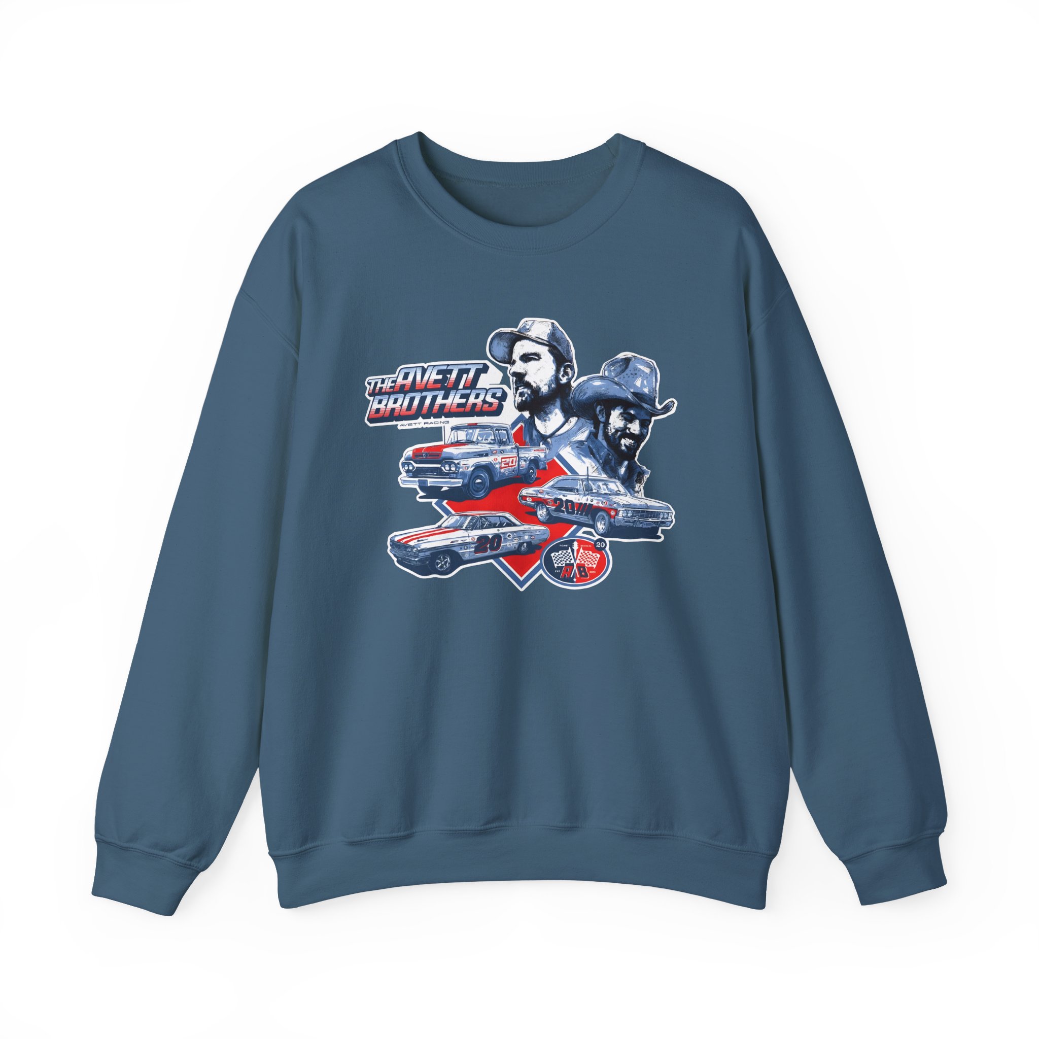 Avett Brothers Vintage Car Unisex Heavy Blendâ„¢ Crewneck Sweatshirt