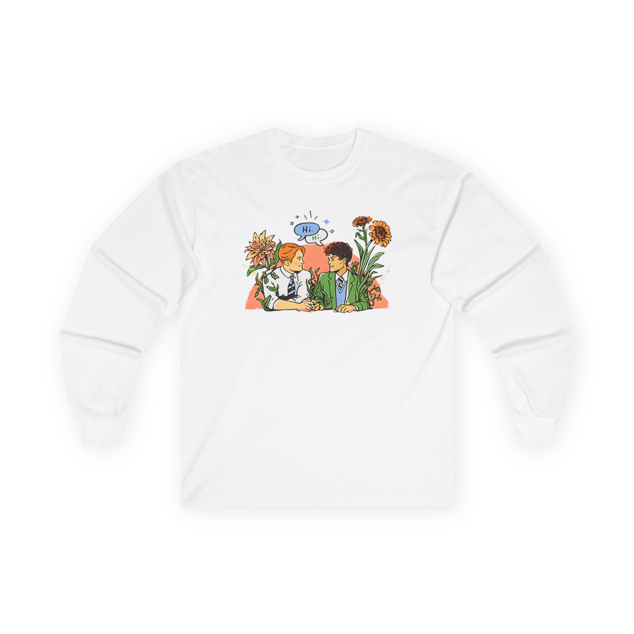 Heartstopper Nick & Charlie Unisex Ultra Cotton Long Sleeve Tee