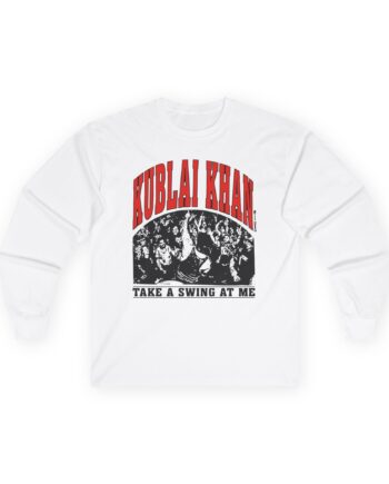 Kublai Khan - Take a Swing at Me Unisex Ultra Cotton Long Sleeve Tee