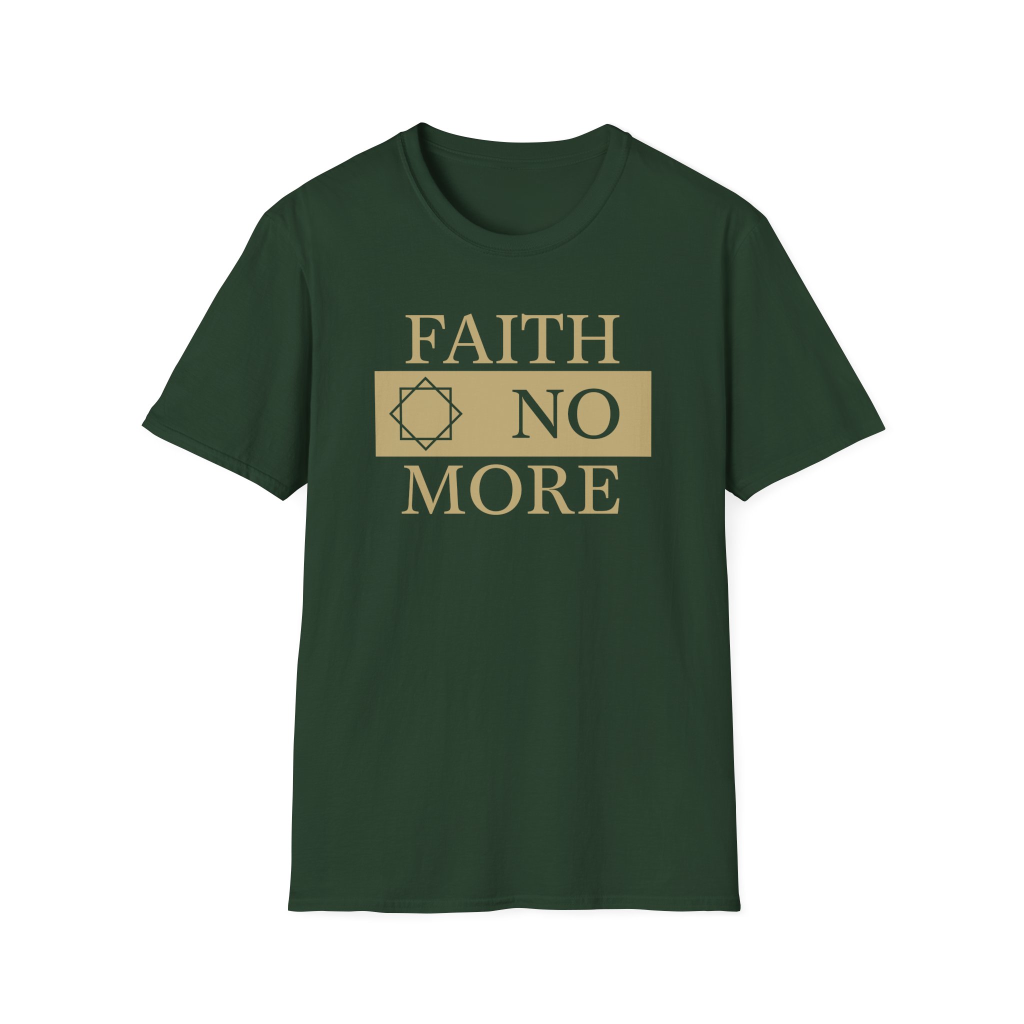 Faith No More Gold Logo Unisex Softstyle T-Shirt