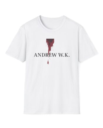 Andrew Wk I Get Wet Unisex Softstyle T-Shirt