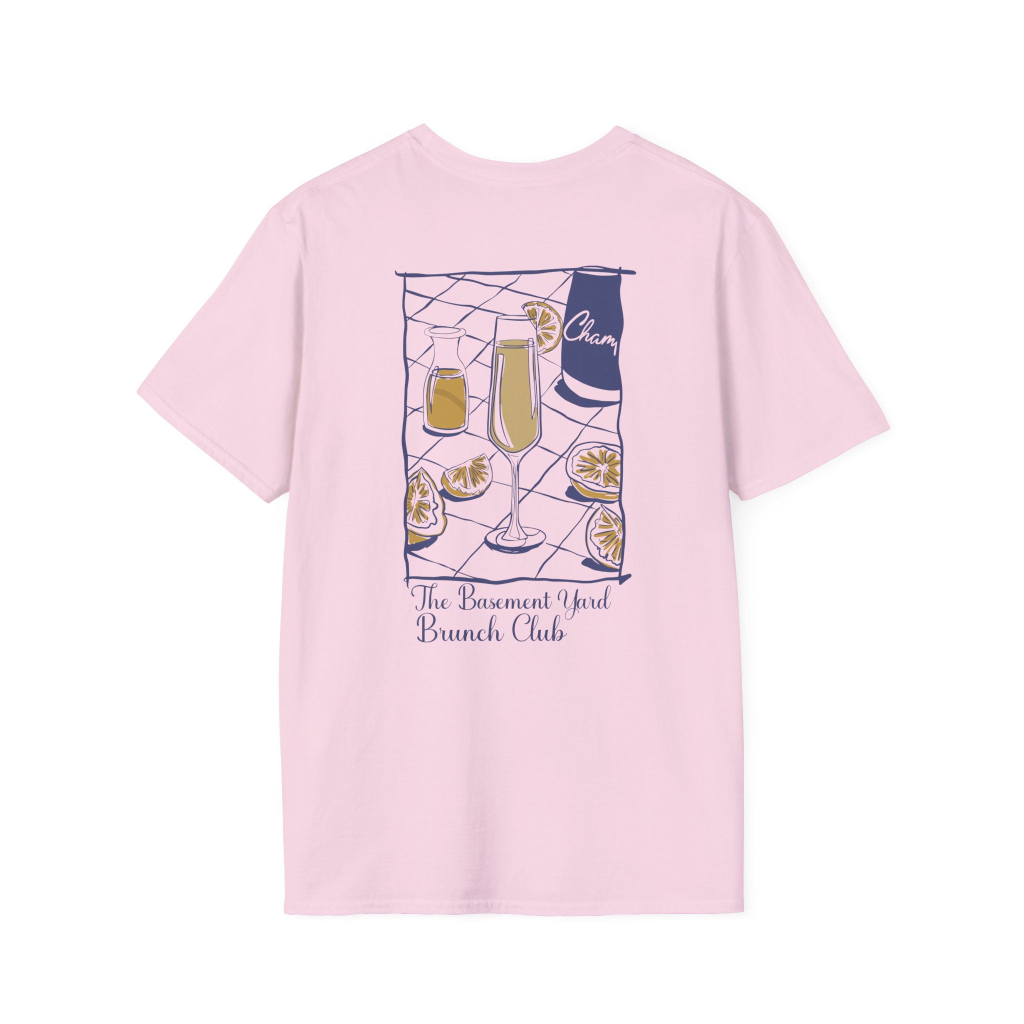 Basement Yard Mimosa Brunch Club Unisex Softstyle T-Shirt