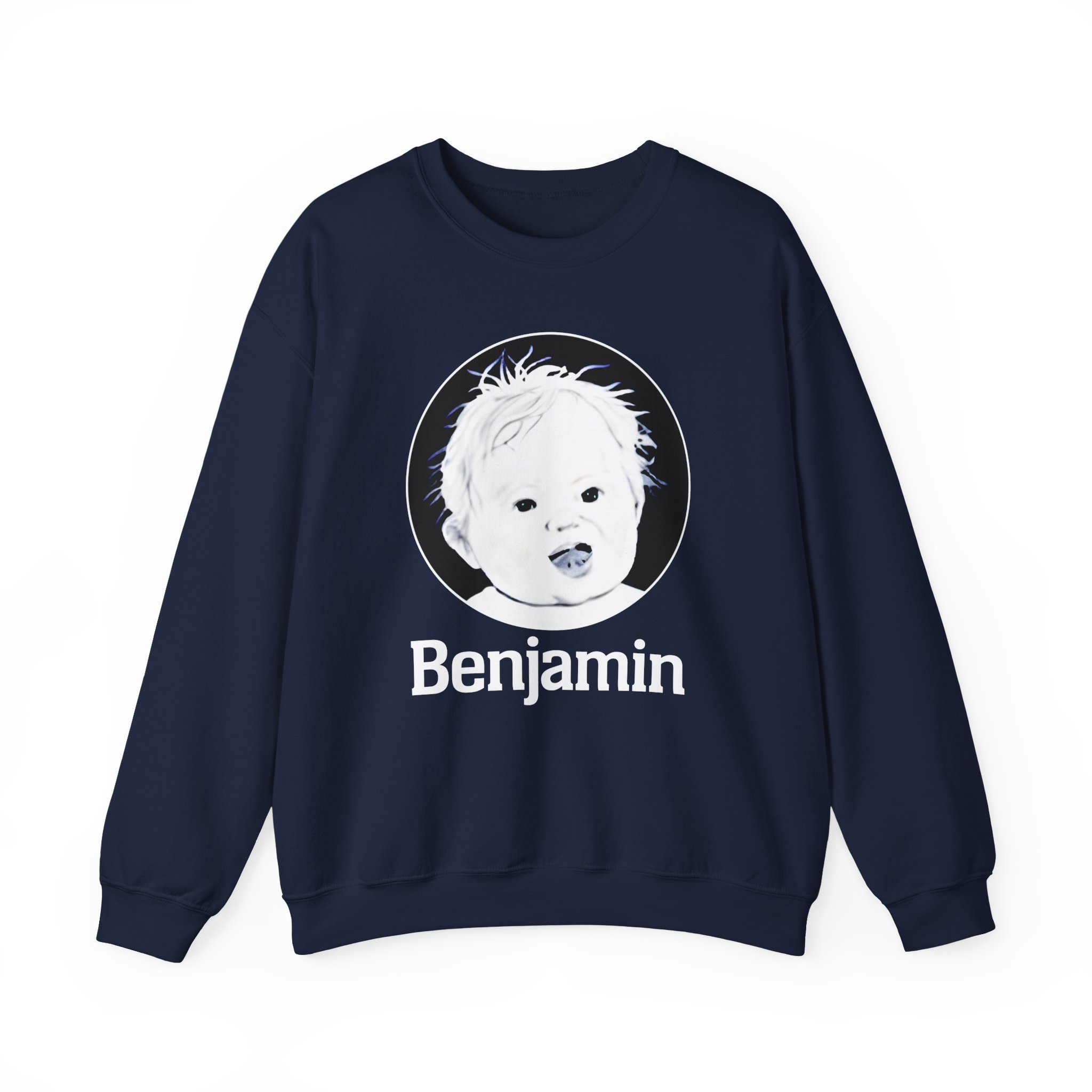 Garrett Watts Baby Benjamin Unisex Heavy Blendâ„¢ Crewneck Sweatshirt