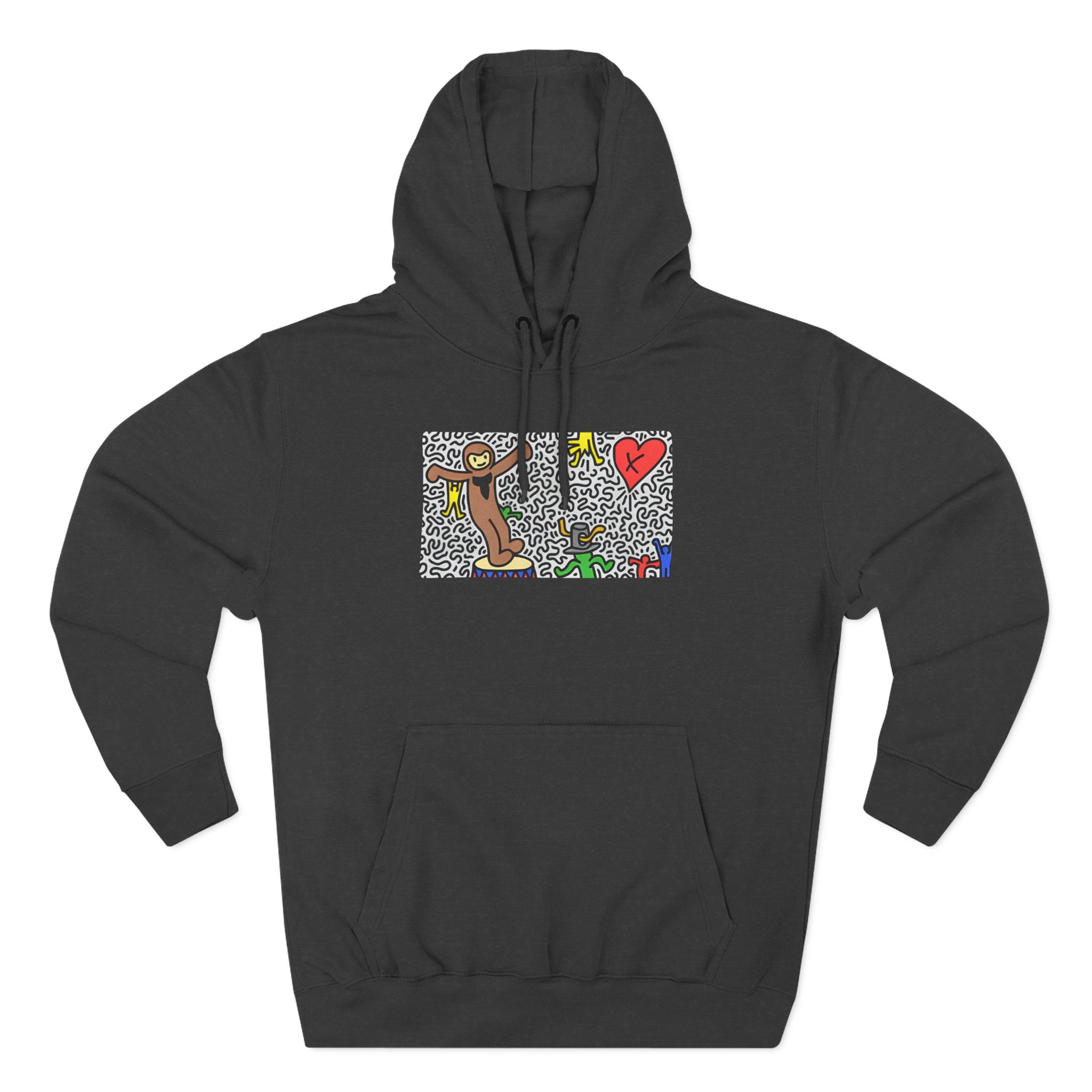 Spoonkid Monke Three-Panel Fleece Hoodie