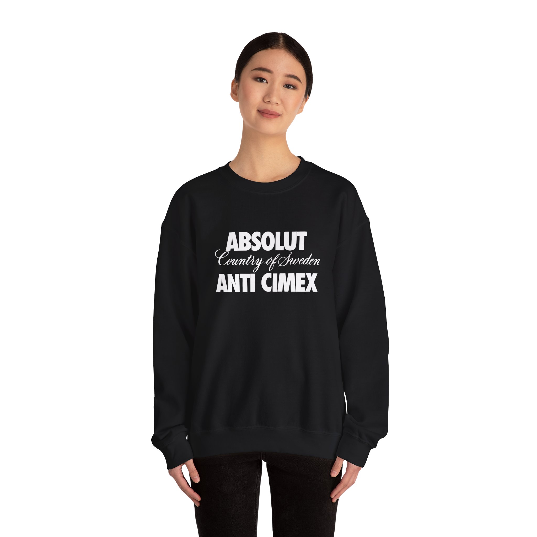 Anti Cimex Absolut Country of Sweden Unisex Heavy Blend Crewneck Sweatshirt