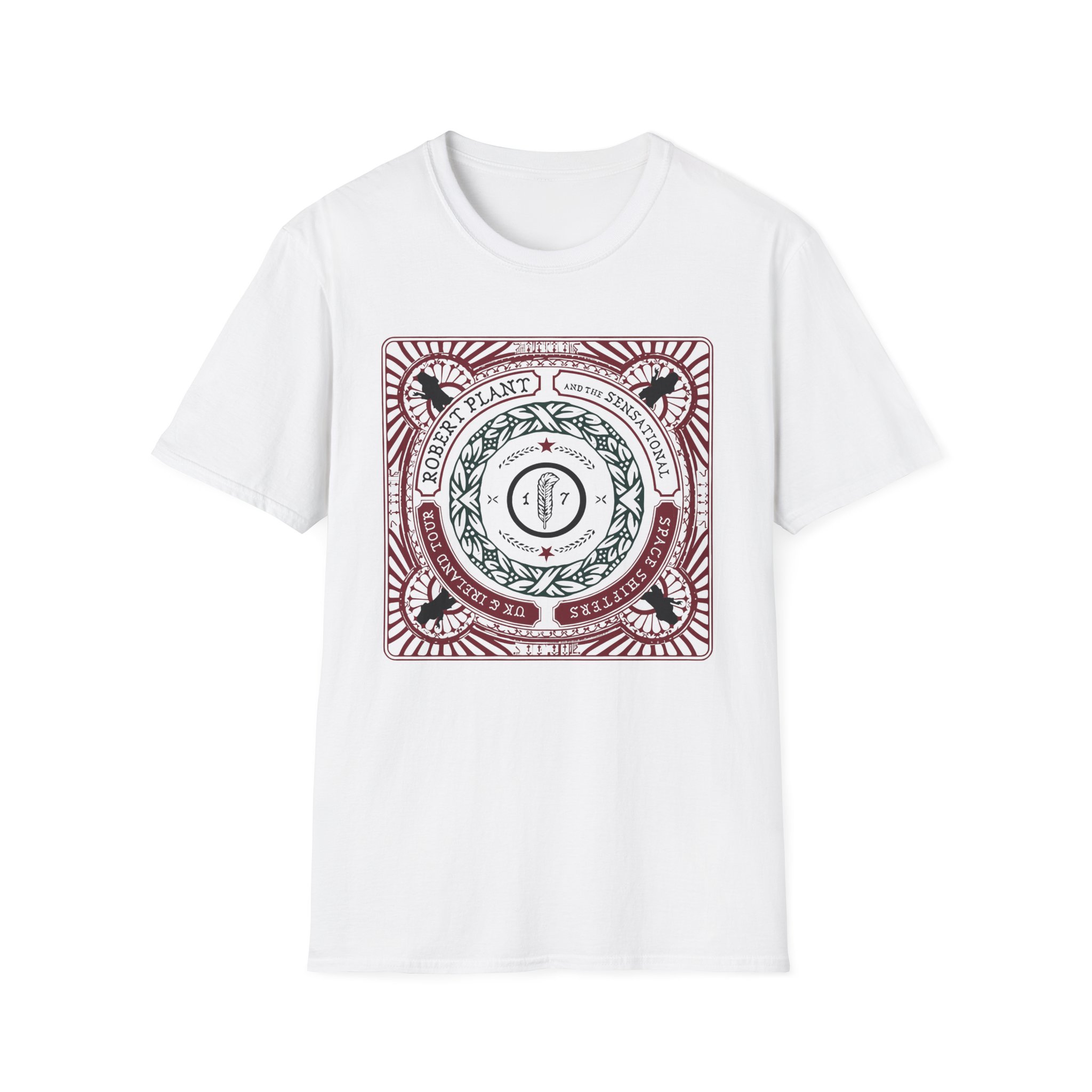 Robert Plant Retrographic Unisex Softstyle T-Shirt