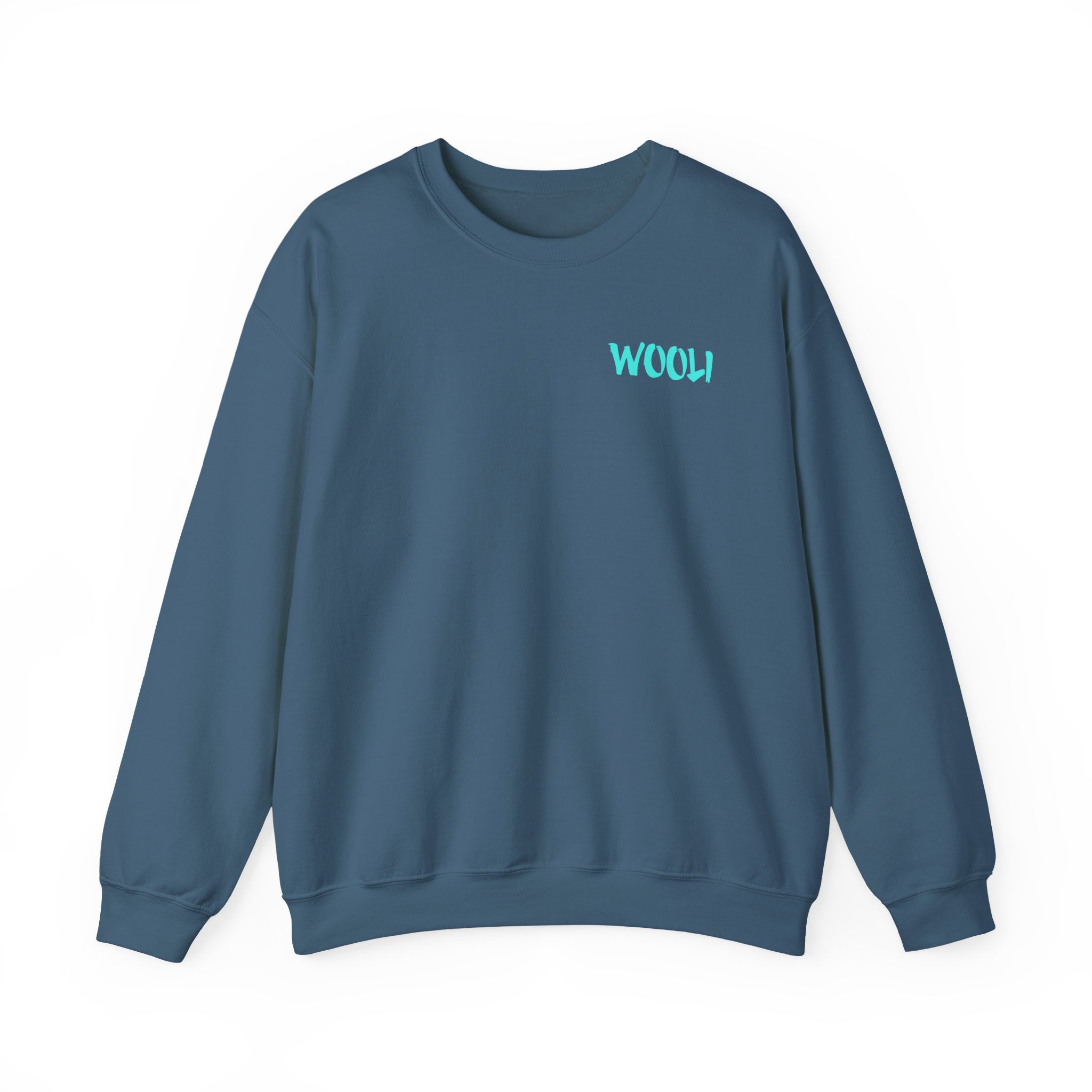 Wooli Teal Unisex Heavy Blendâ„¢ Crewneck Sweatshirt