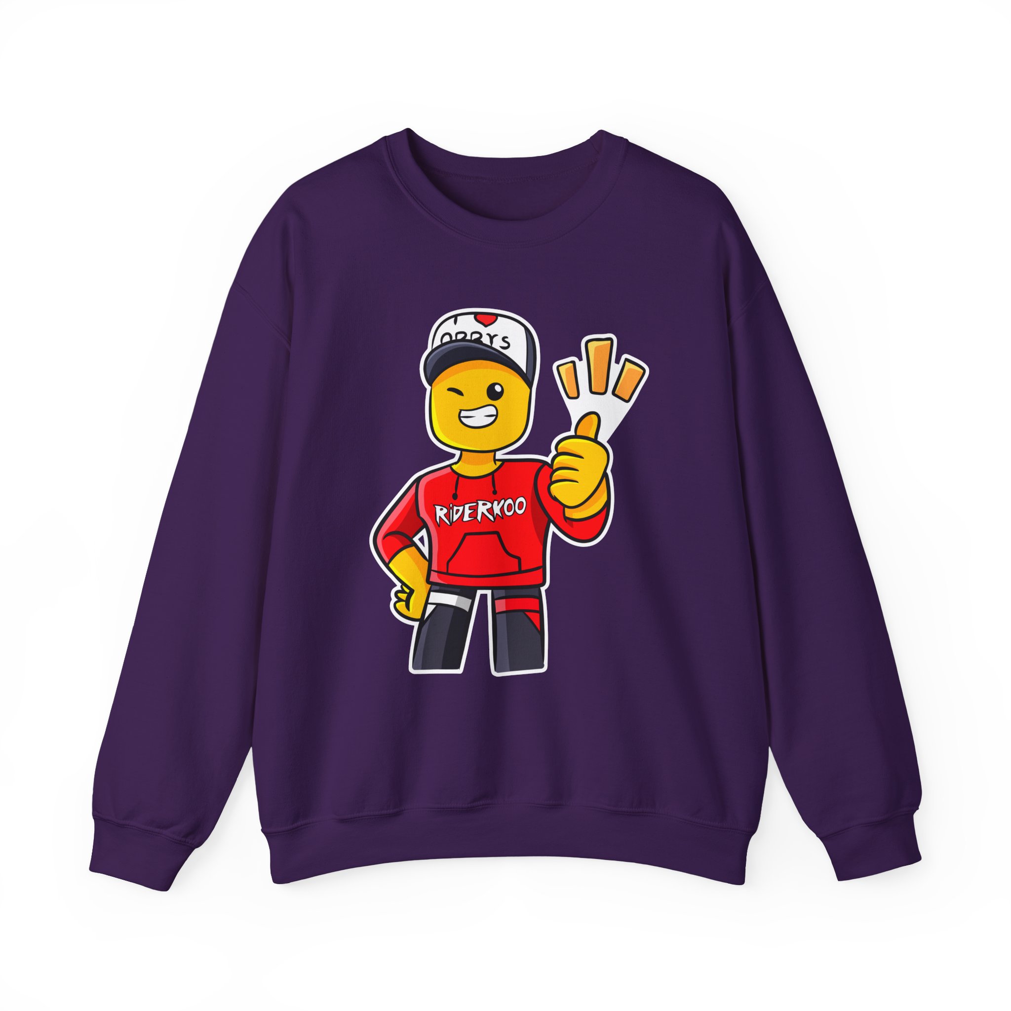 Roblox Thumbs Up Unisex Heavy Blendâ„¢ Crewneck Sweatshirt