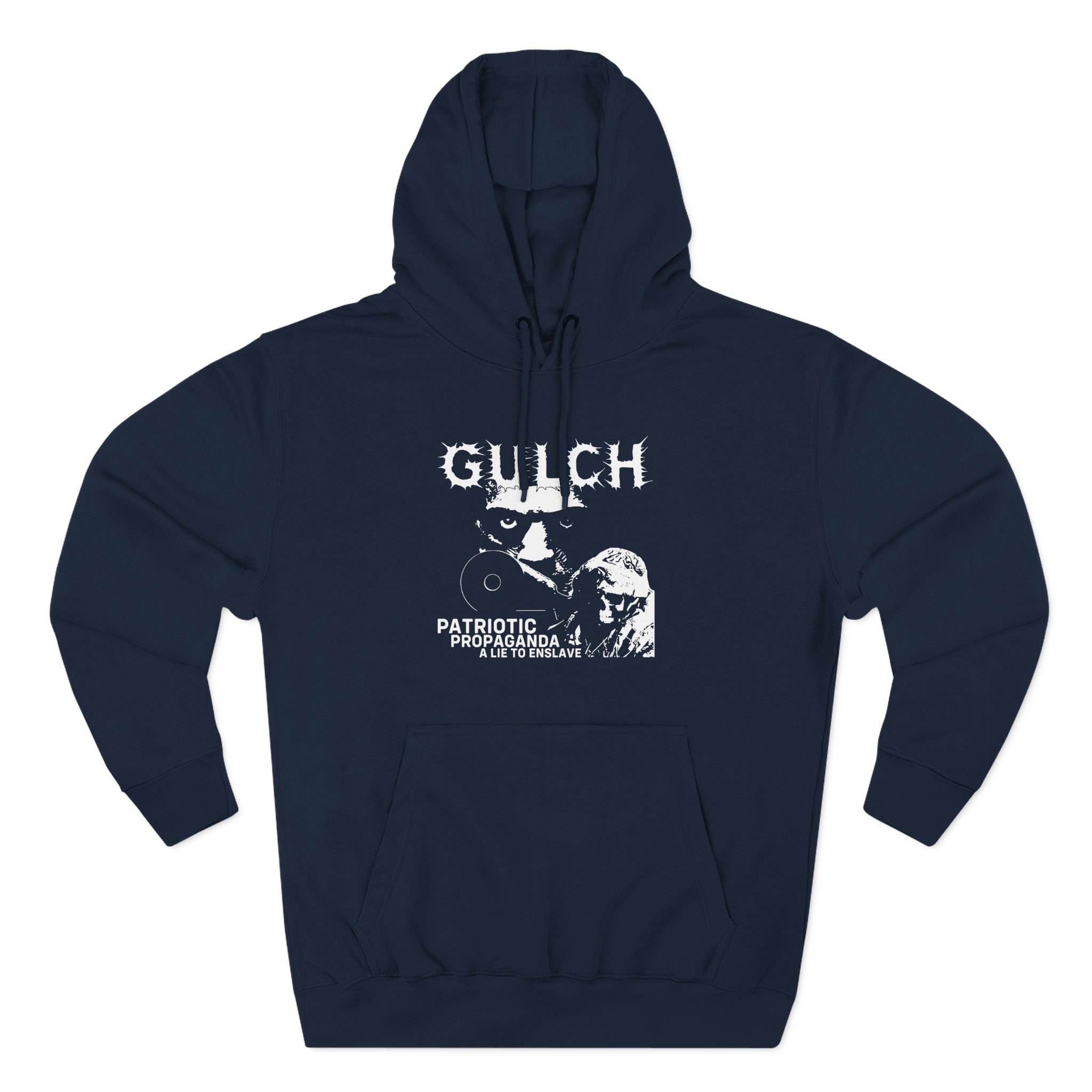 Gulch Patriotic Propaganda Three-Panel Fleece Hoodie