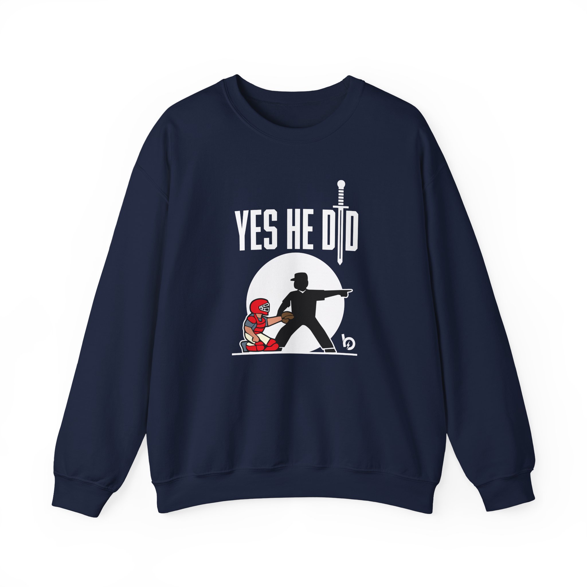 Trevor Bauer Yes He Did Unisex Heavy Blendâ„¢ Crewneck Sweatshirt