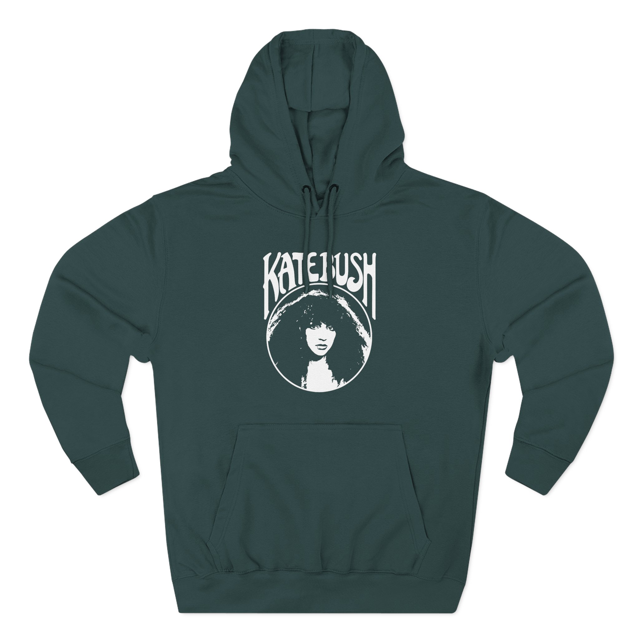 Kate Bush Circle Logo Three-Panel Fleece Hoodie