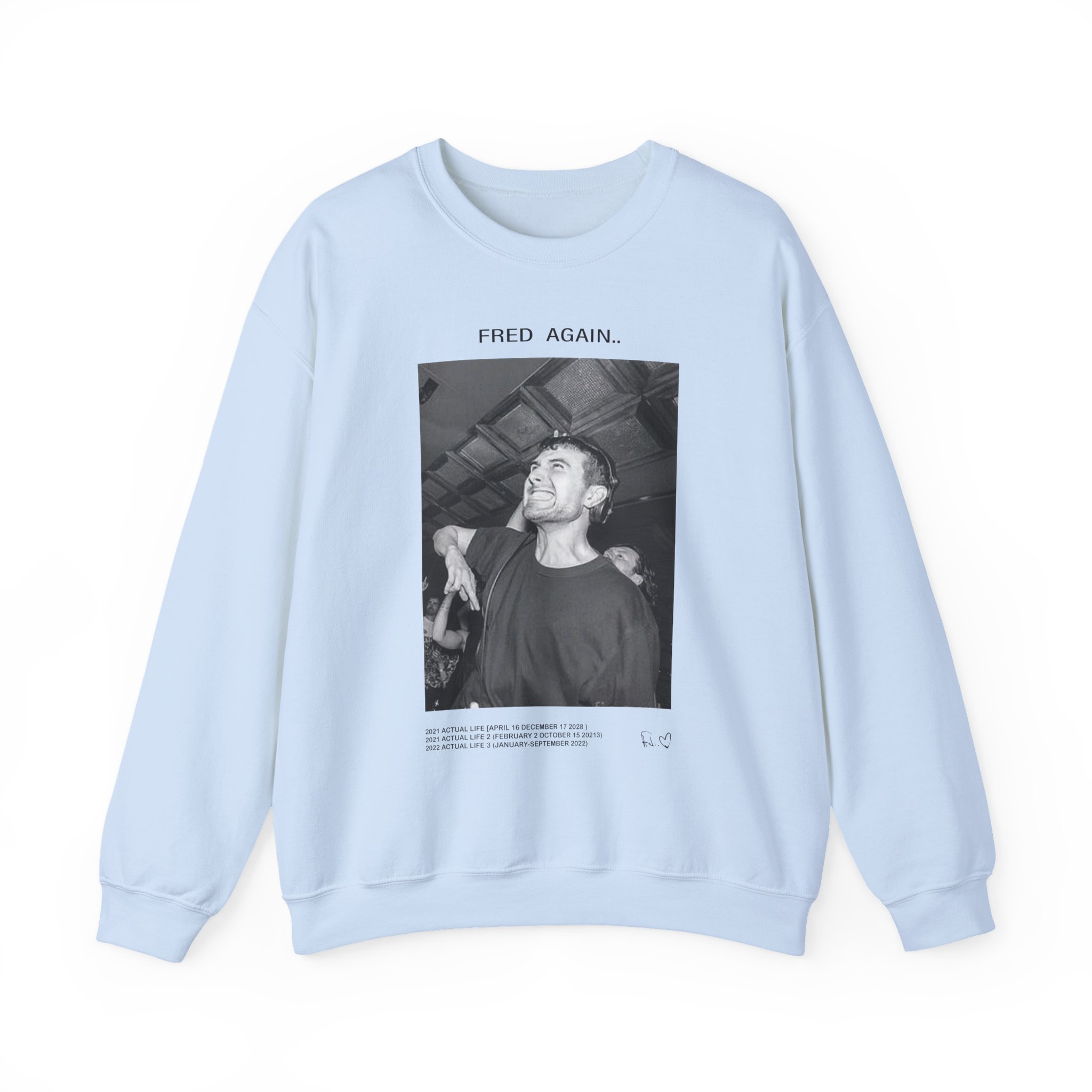 Fred Again Album Unisex Heavy Blendâ„¢ Crewneck Sweatshirt