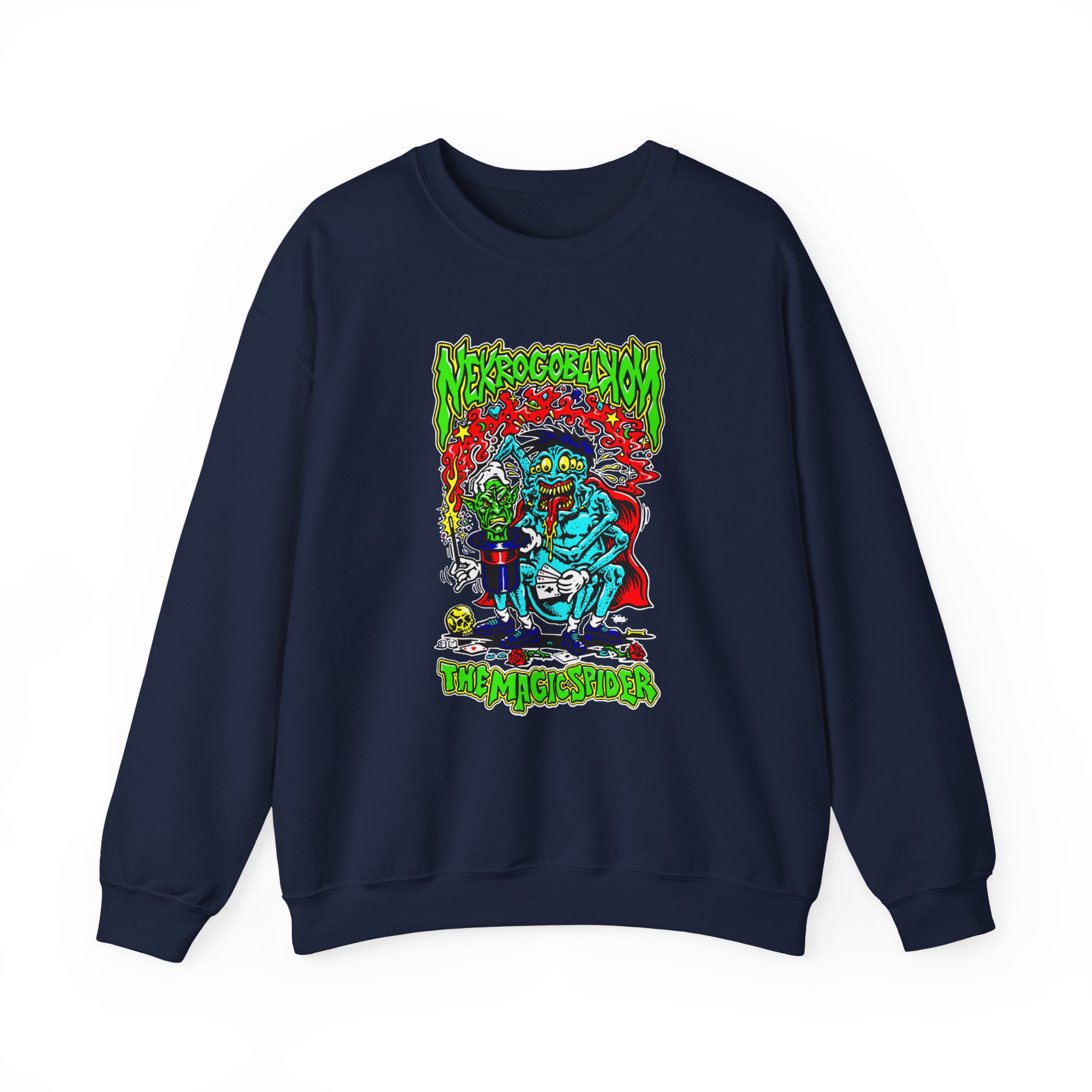 Nekrogoblikon the Magicspider Unisex Heavy Blendâ„¢ Crewneck Sweatshirt