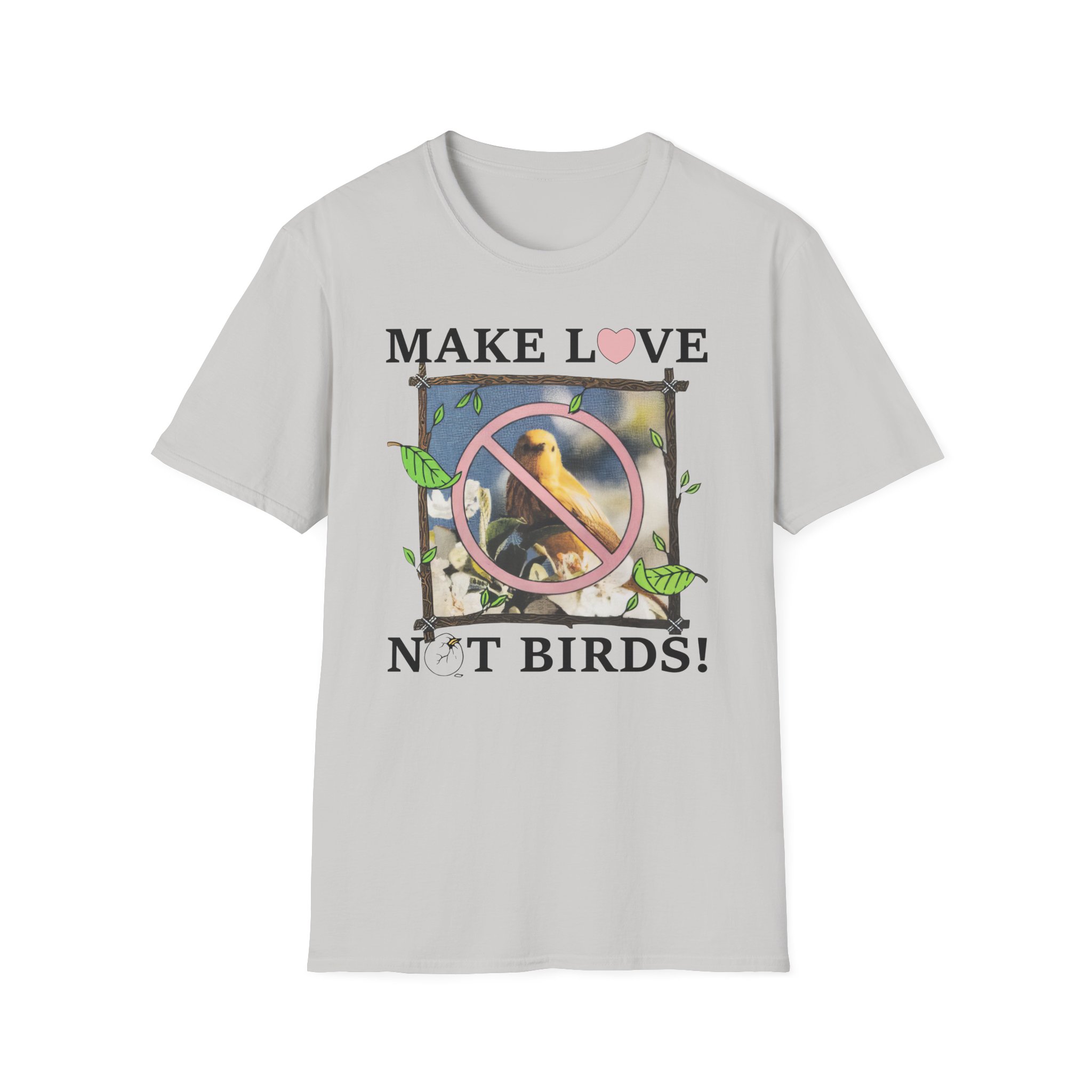 Birds Arent Real Unisex Softstyle T-Shirt