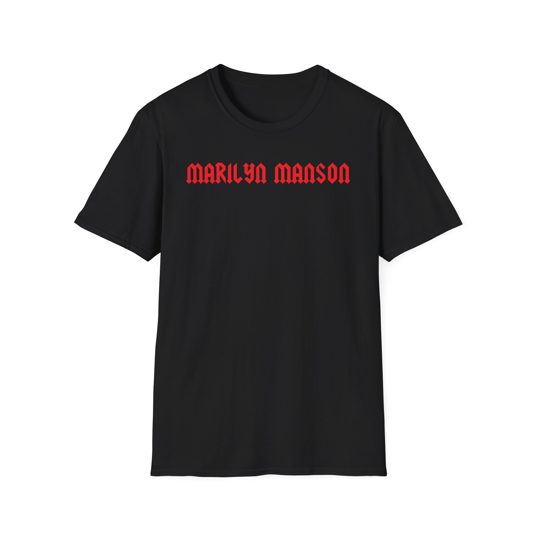 Marilyn Manson Little Cross Photo Unisex Softstyle T-Shirt