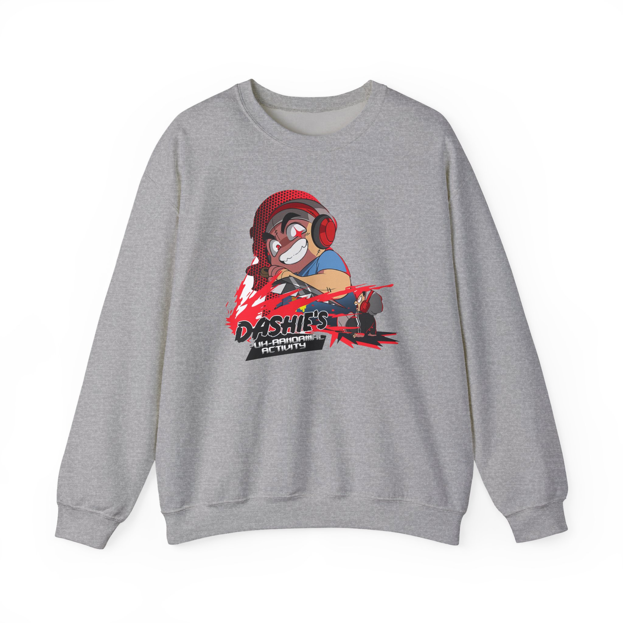 Dashie Puh-ranormal Activity Unisex Heavy Blendâ„¢ Crewneck Sweatshirt