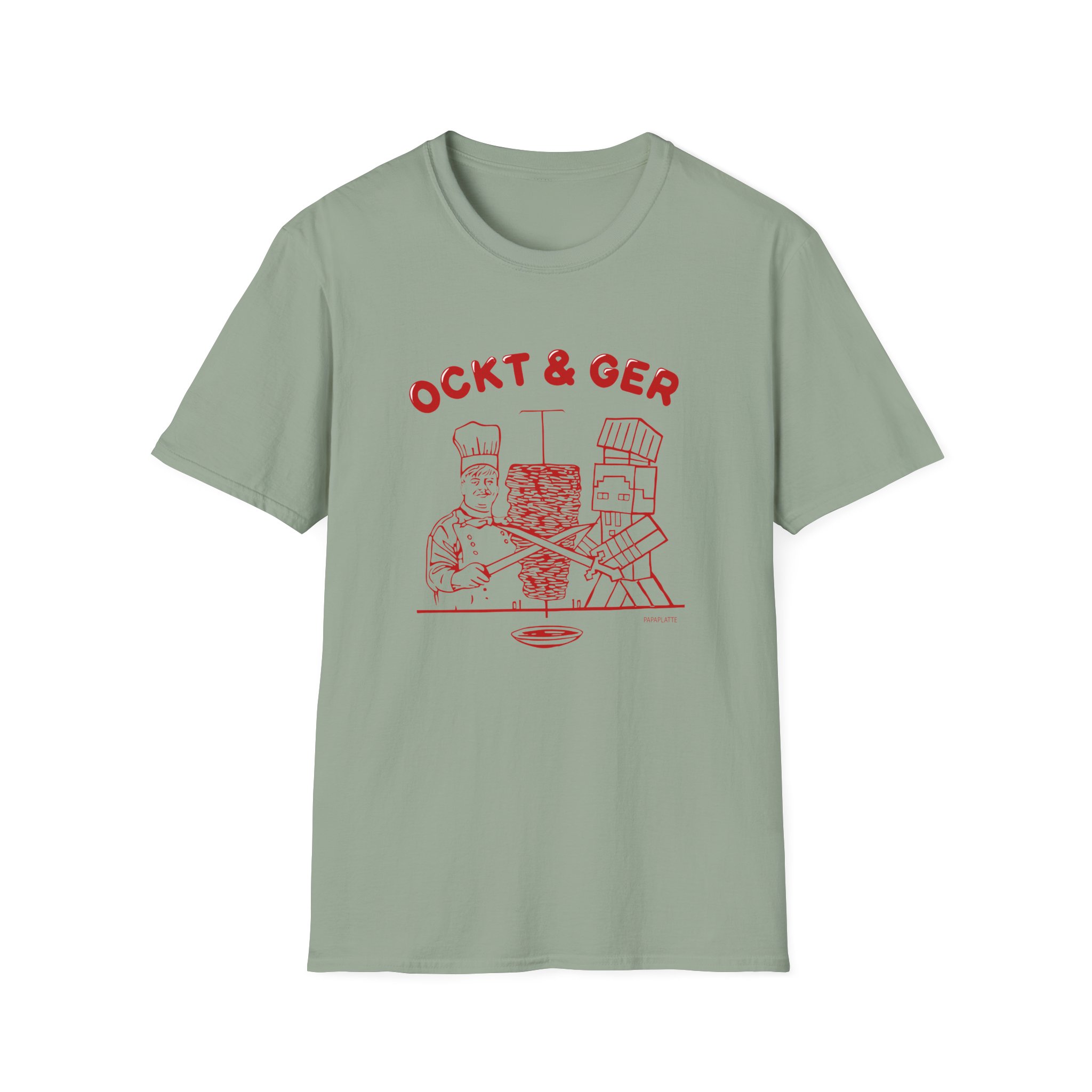 Papaplatte OCKT & GER Unisex Softstyle T-Shirt