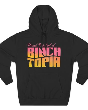 Binchtopia Three-Panel Fleece Hoodie