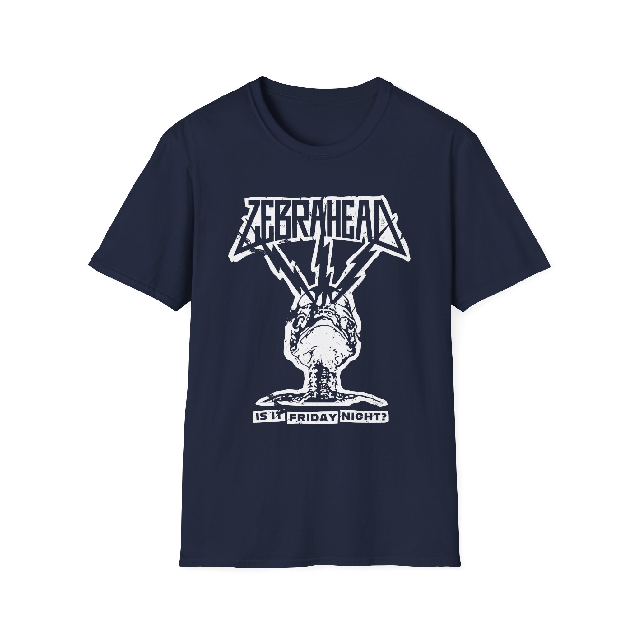 Zebrahead Lightning Skull Friday night tour Unisex Softstyle T-Shirt