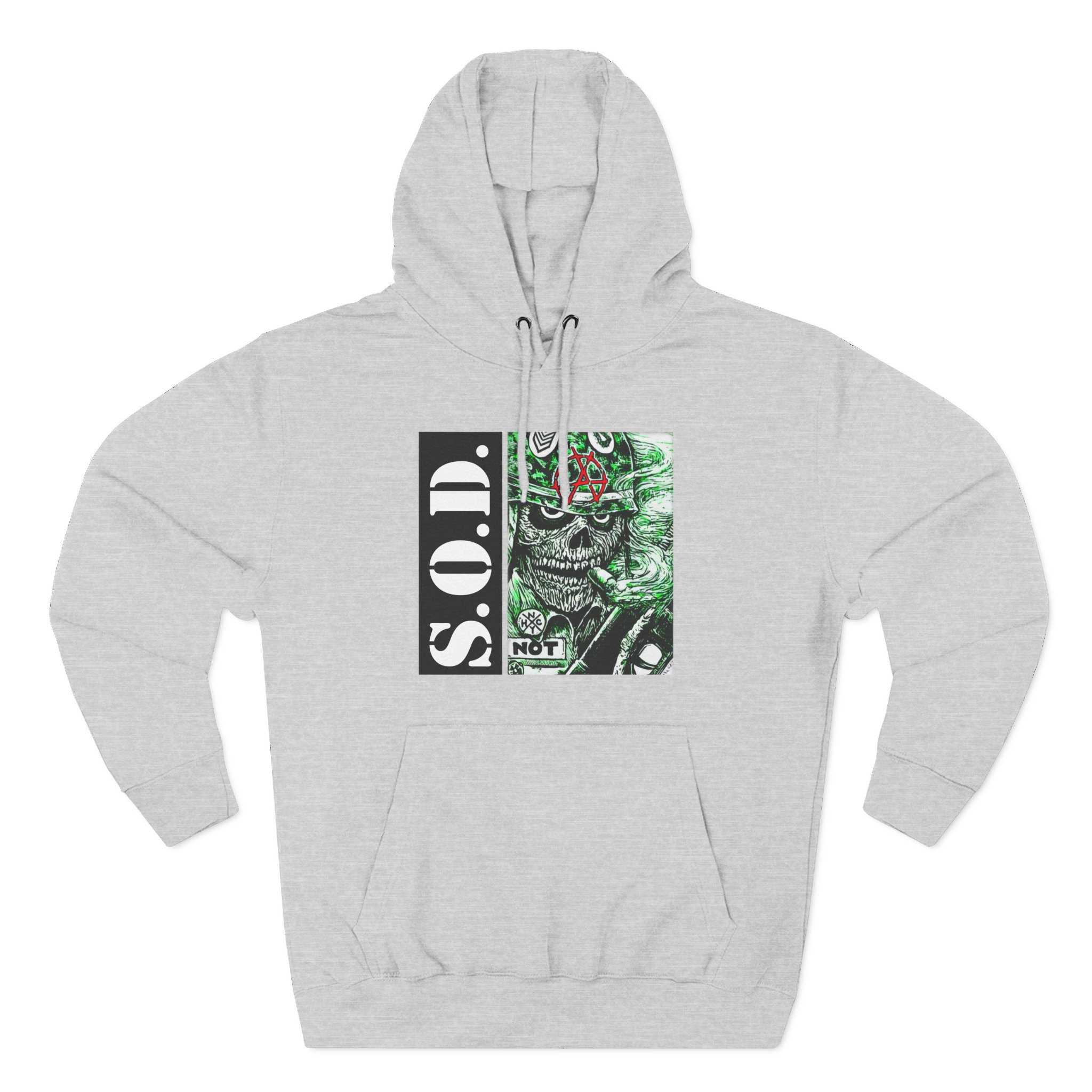 Stormtroopers of Death, Sod, Metal Band Three-Panel Fleece Hoodie