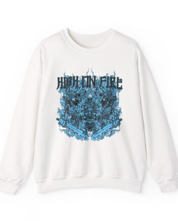 High on Fire Bastard Samurai Unisex Heavy Blend™ Crewneck Sweatshirt