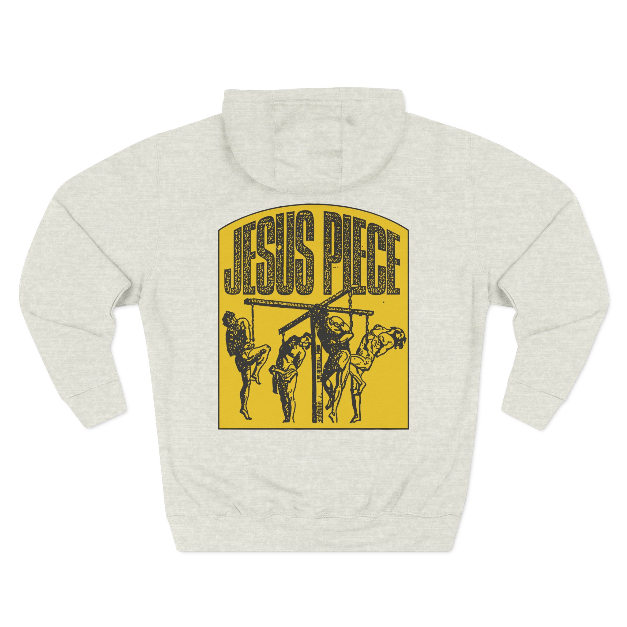 Jesus Piece Tortured Three-Panel Fleece Hoodie