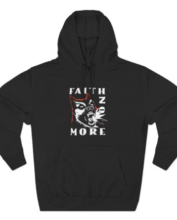 Faith No More Logo Dog Three-Panel Fleece Hoodie