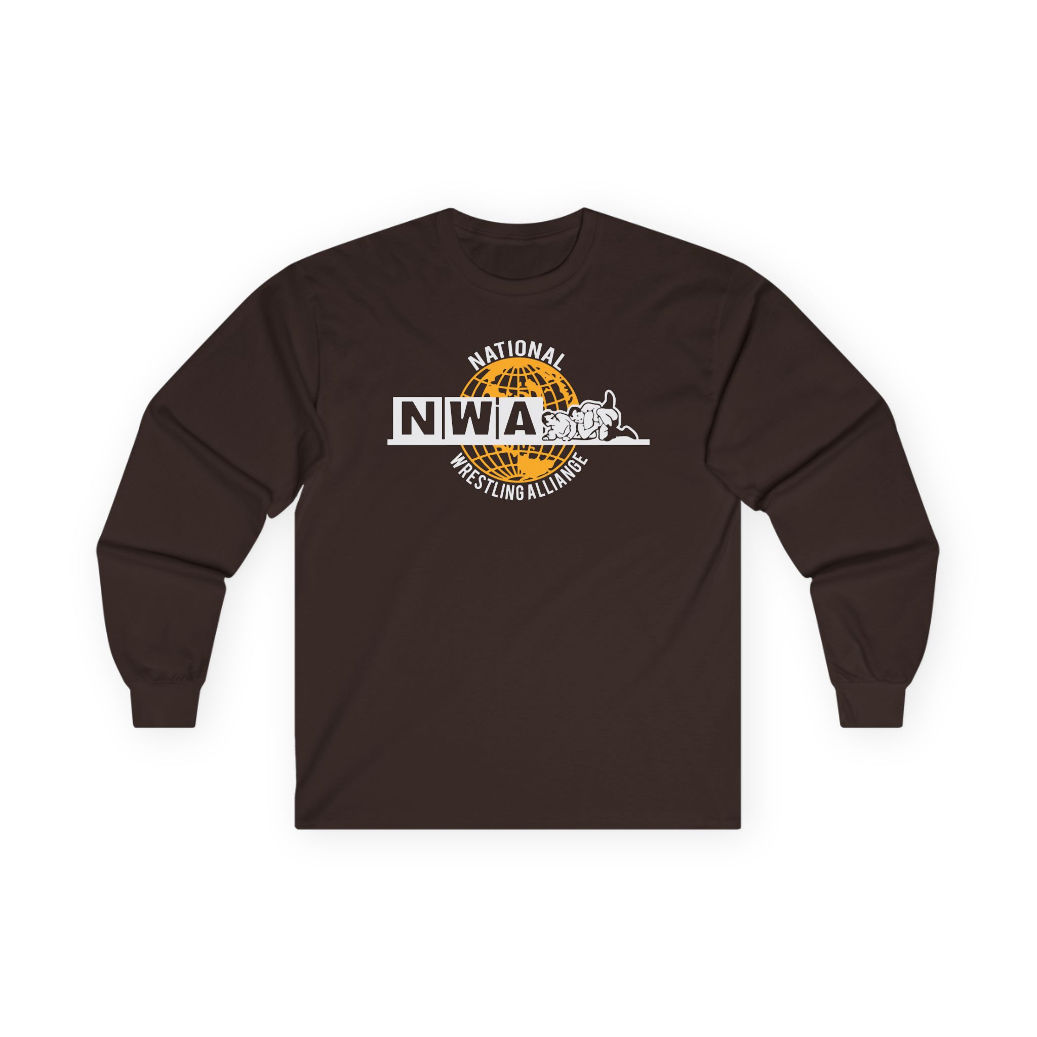 NWA National Wrestling Alliance Unisex Ultra Cotton Long Sleeve Tee