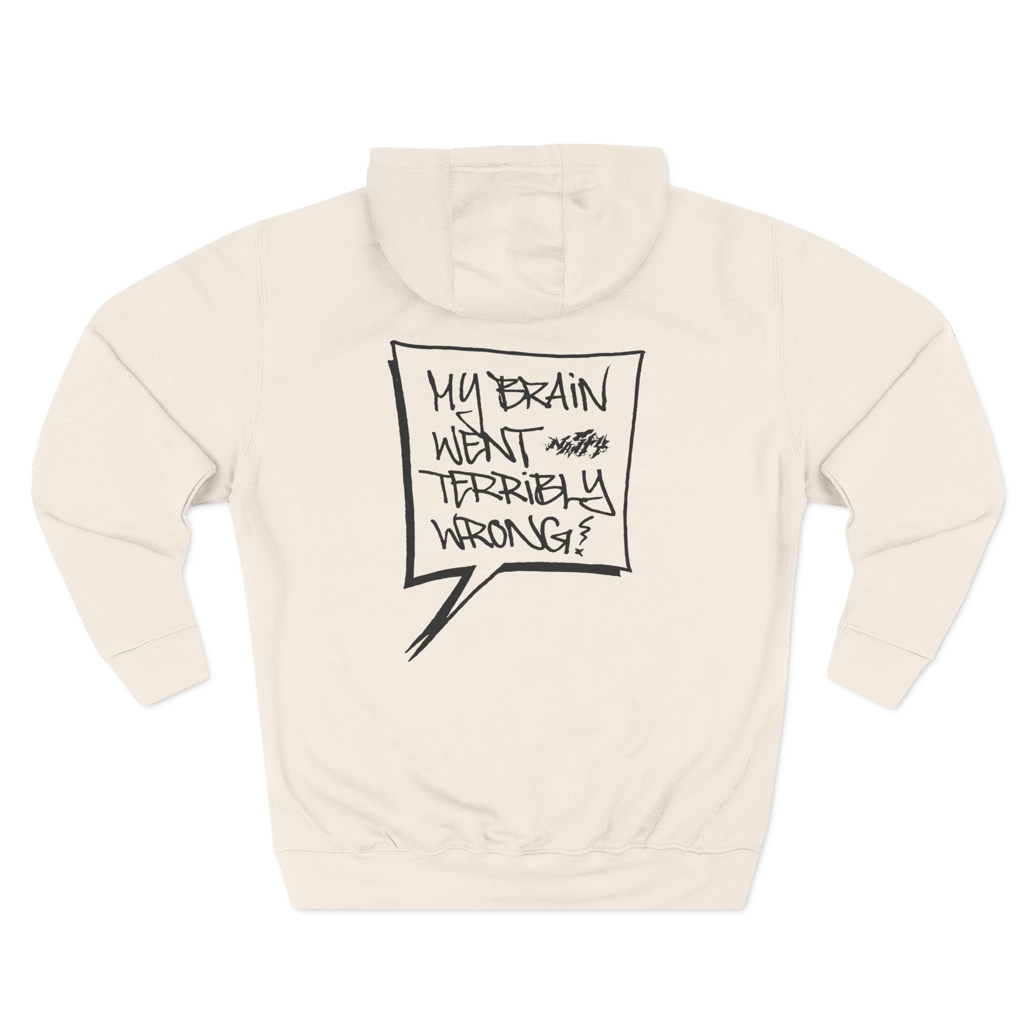 Nasty mbwtw Three-Panel Fleece Hoodie