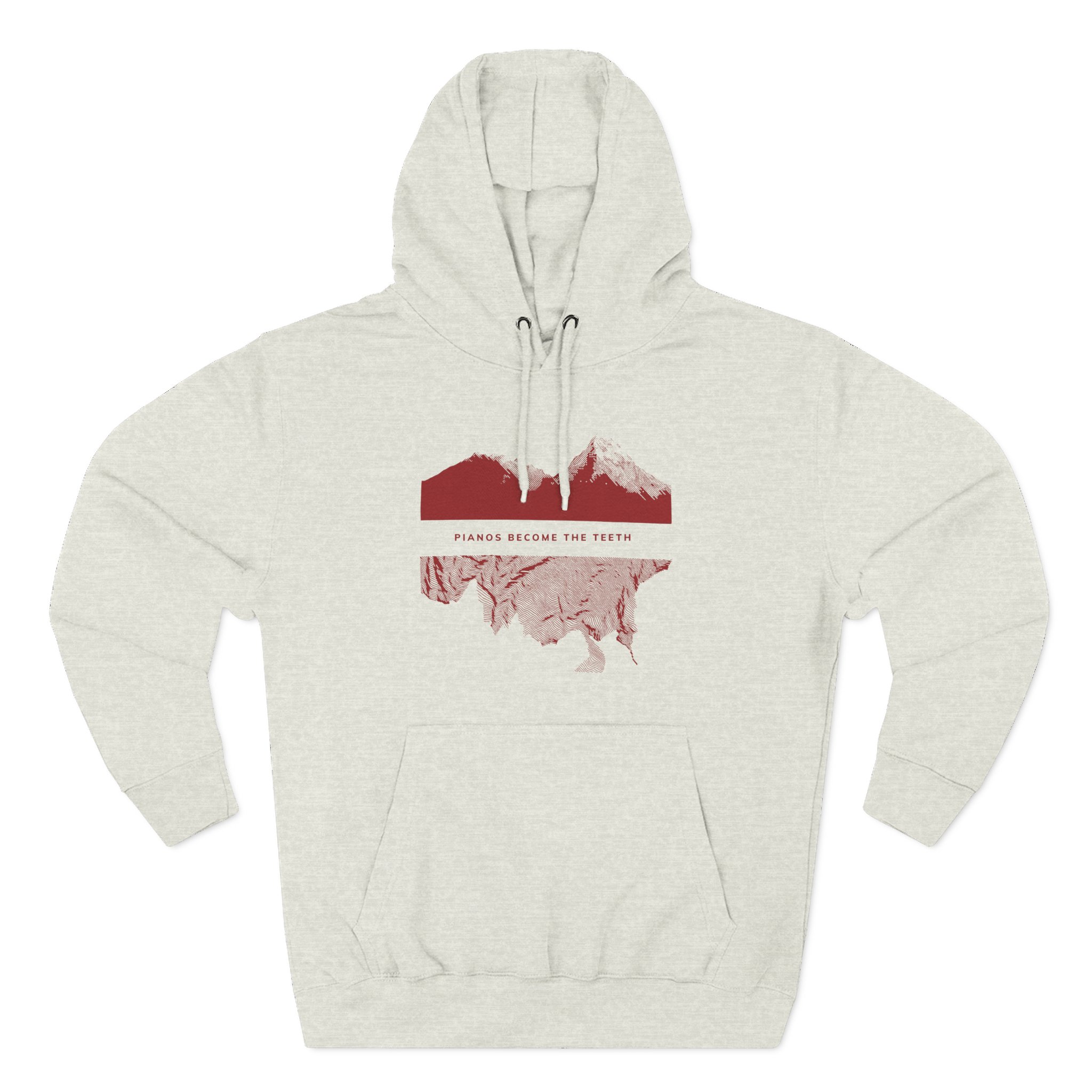 Pianos Become the Teeth Mountains Three-Panel Fleece Hoodie