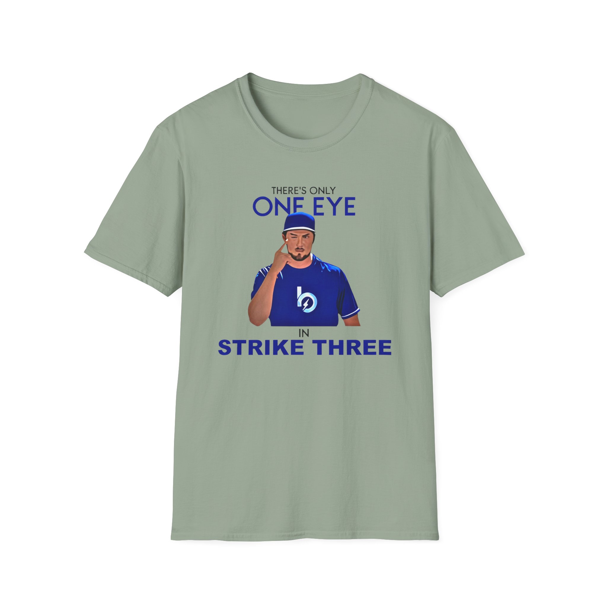 Trevor Bauer There’s Only One Eye in Strike Three Unisex Softstyle T-Shirt