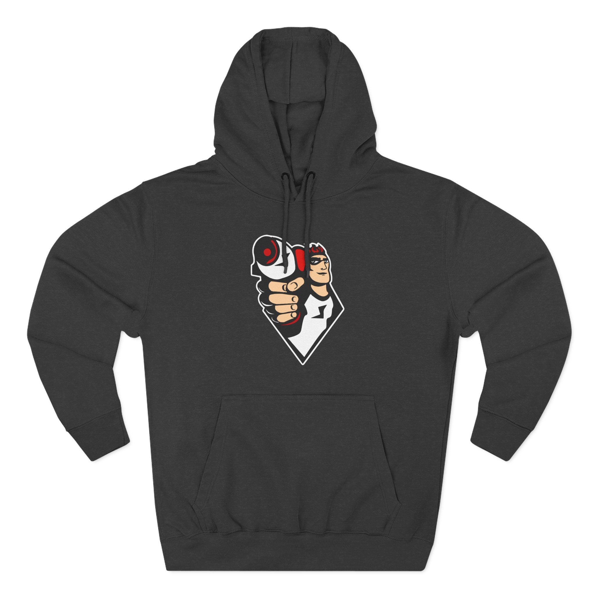 Lazarbeam Merch Three-Panel Fleece Hoodie