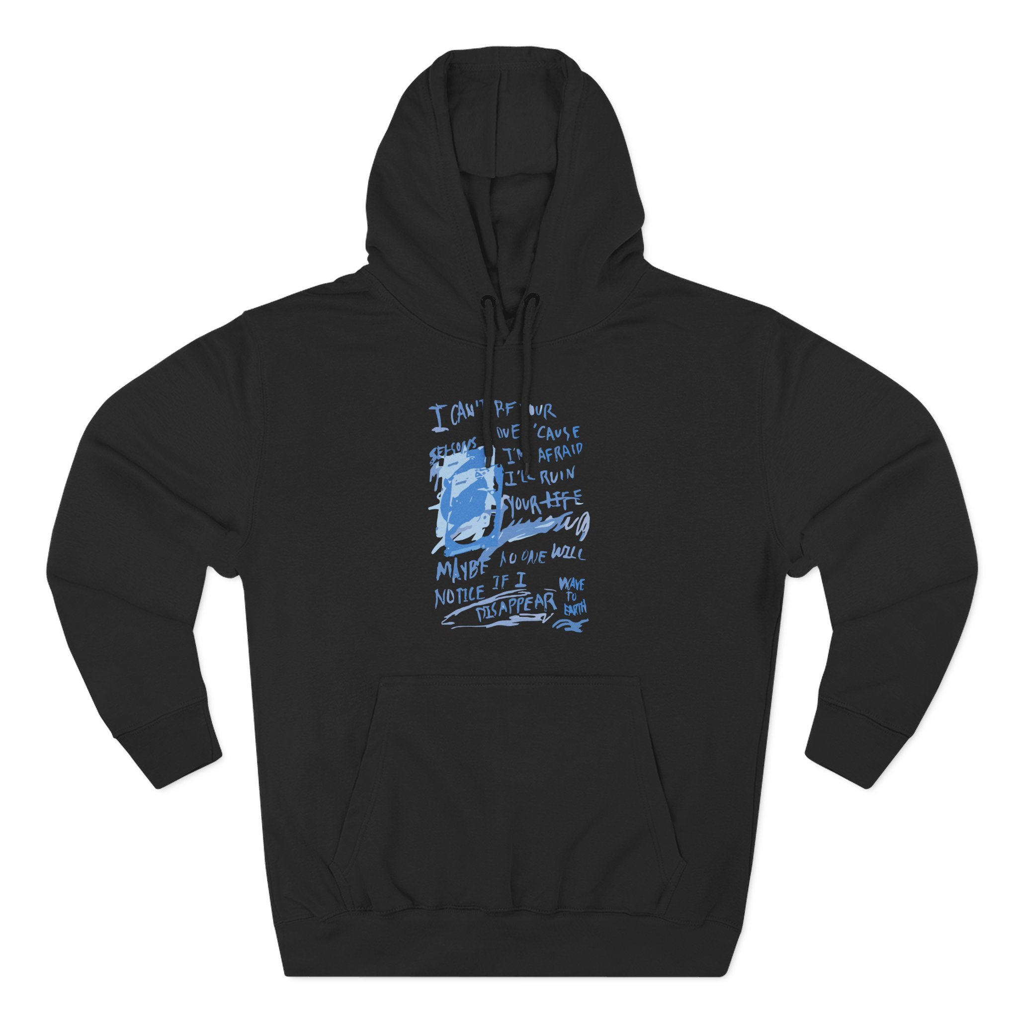 Wave to Earth Three-Panel Fleece Hoodie