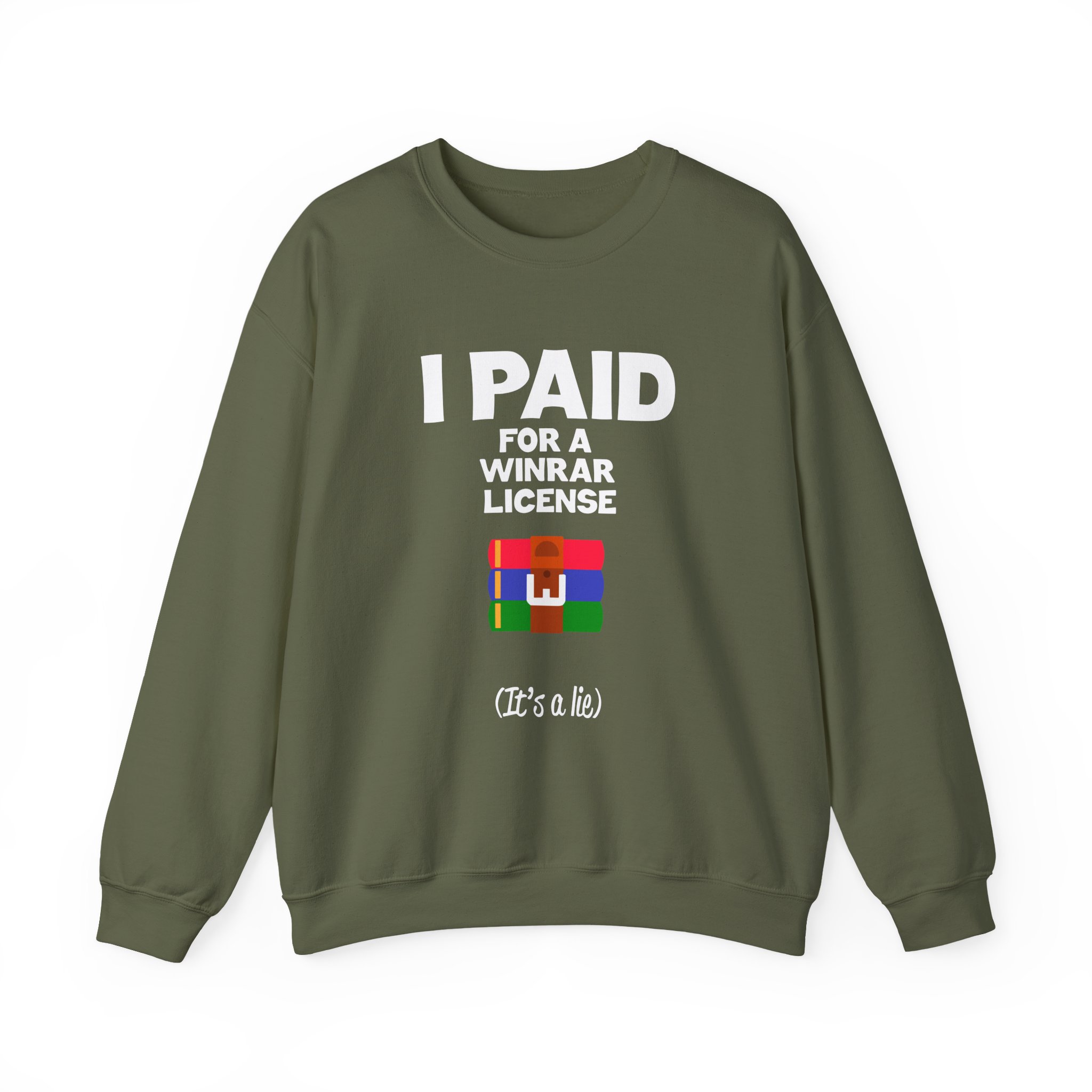 Winrar I Paid for a License Unisex Heavy Blendâ„¢ Crewneck Sweatshirt