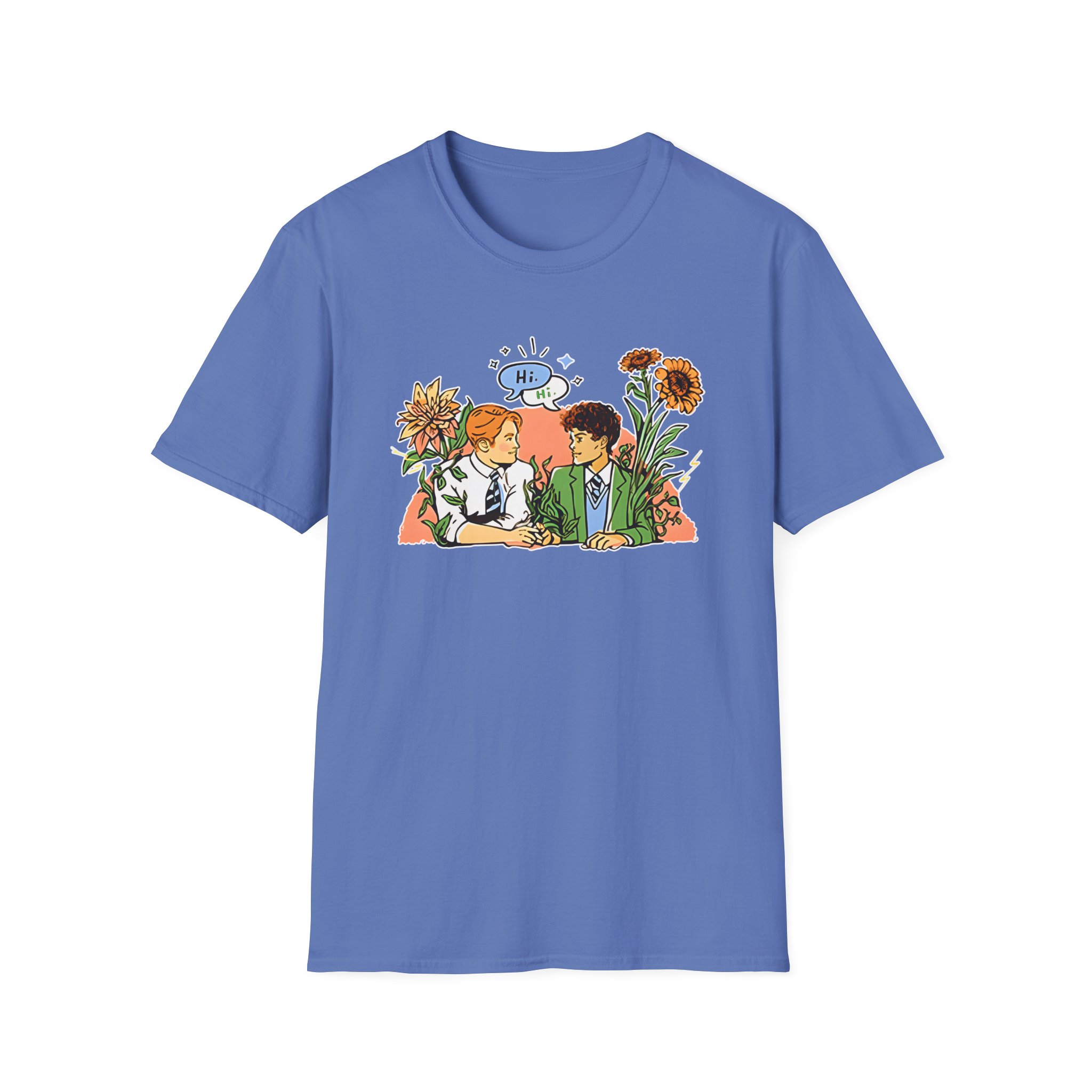 Heartstopper Nick & Charlie Unisex Softstyle T-Shirt