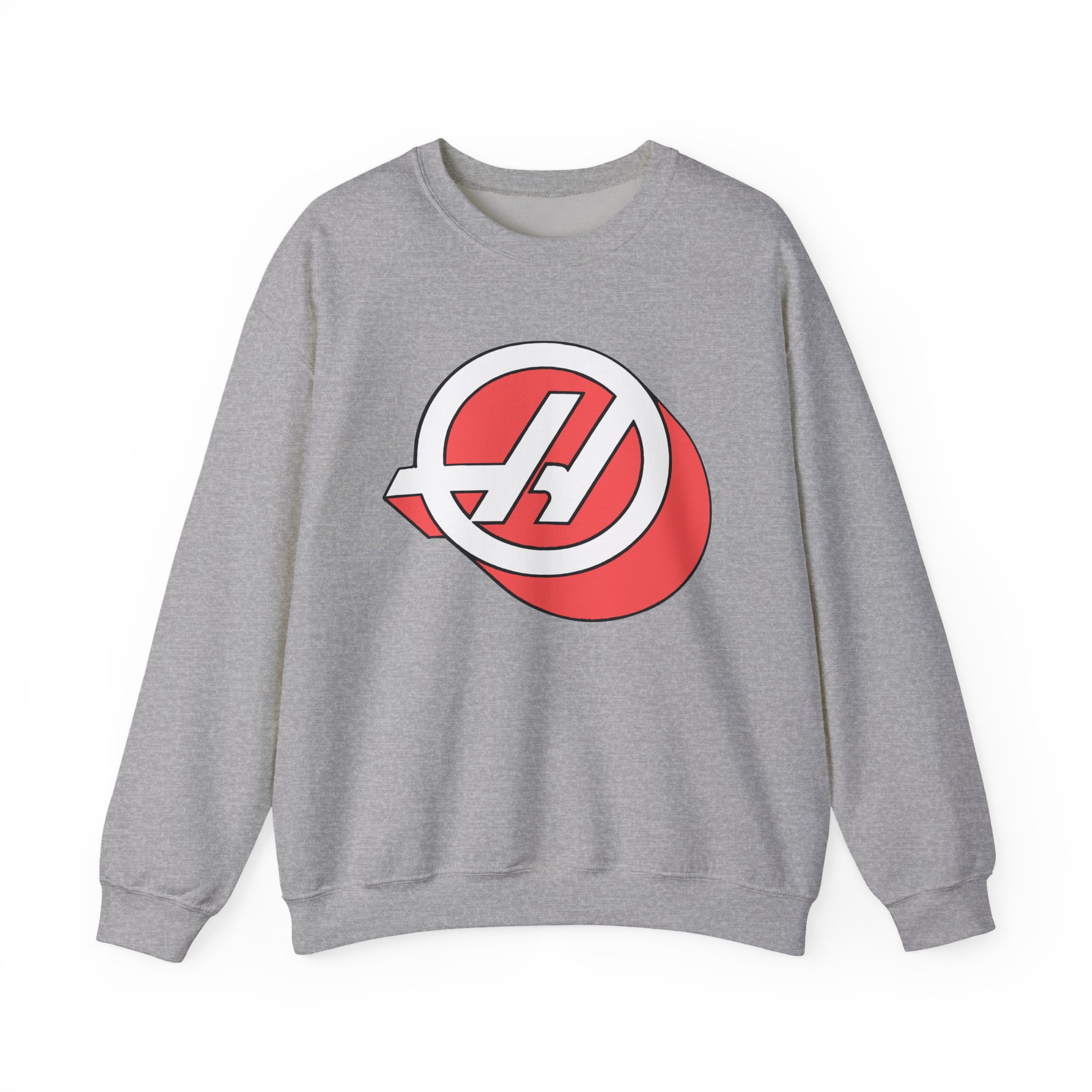 Haas F1 3d Roundel Unisex Heavy Blendâ„¢ Crewneck Sweatshirt