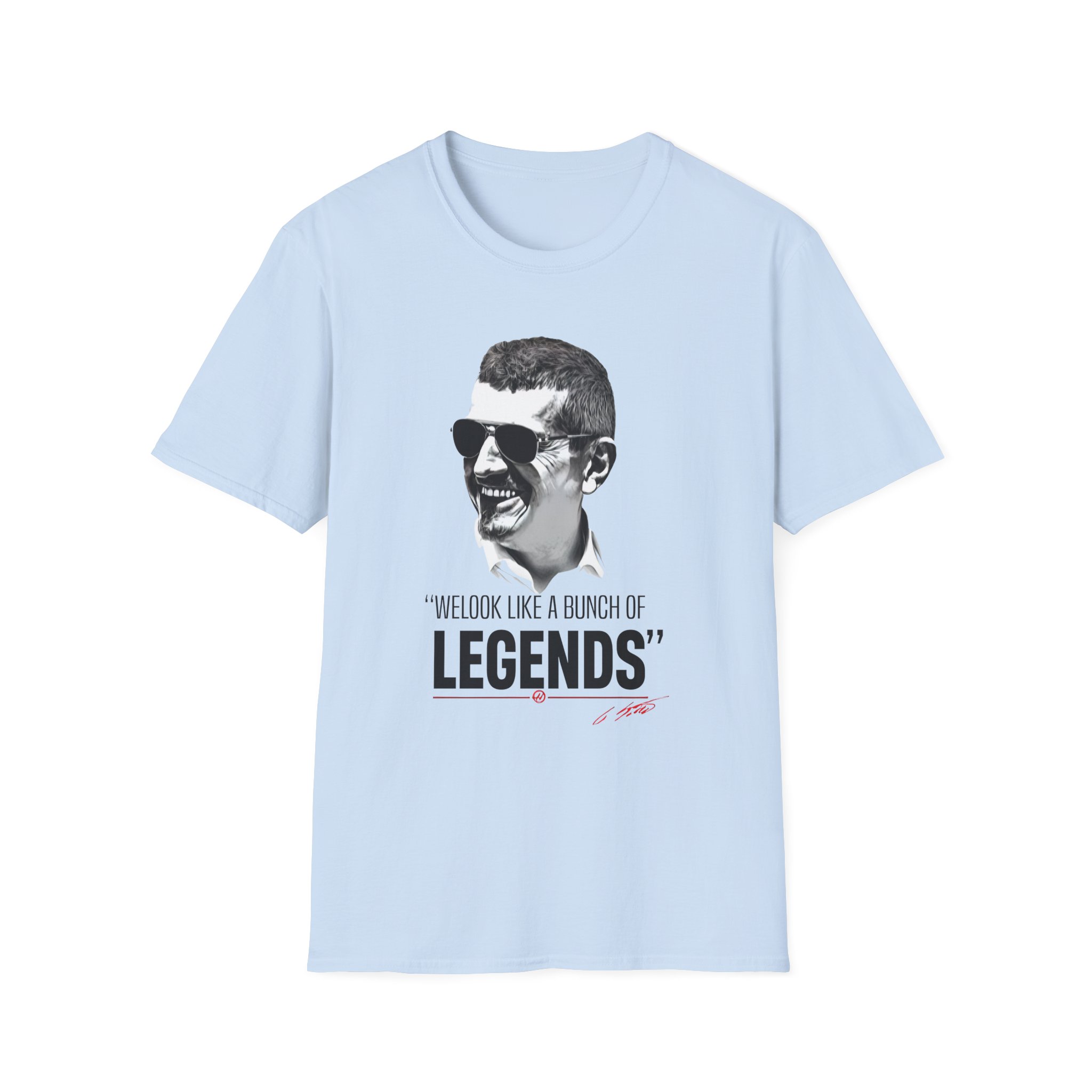 Haas F1 Guenther Steiner Legends Unisex Softstyle T-Shirt