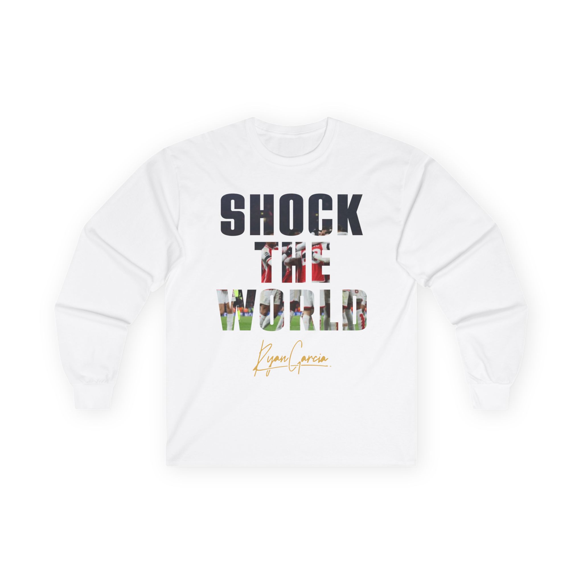 Ryan Garcia shock the world Unisex Ultra Cotton Long Sleeve Tee