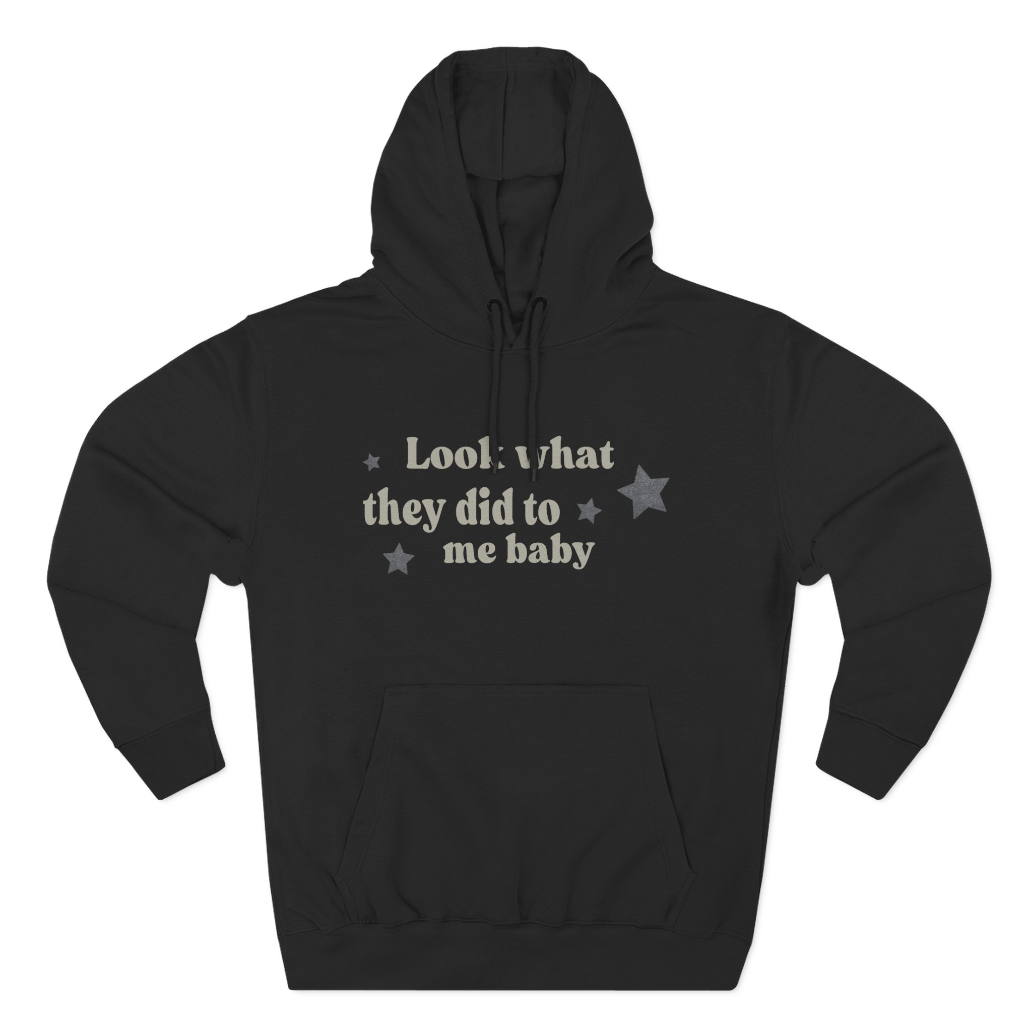 Daniel Caesar 2024 Look What They Did to Me Baby Three-Panel Fleece Hoodie