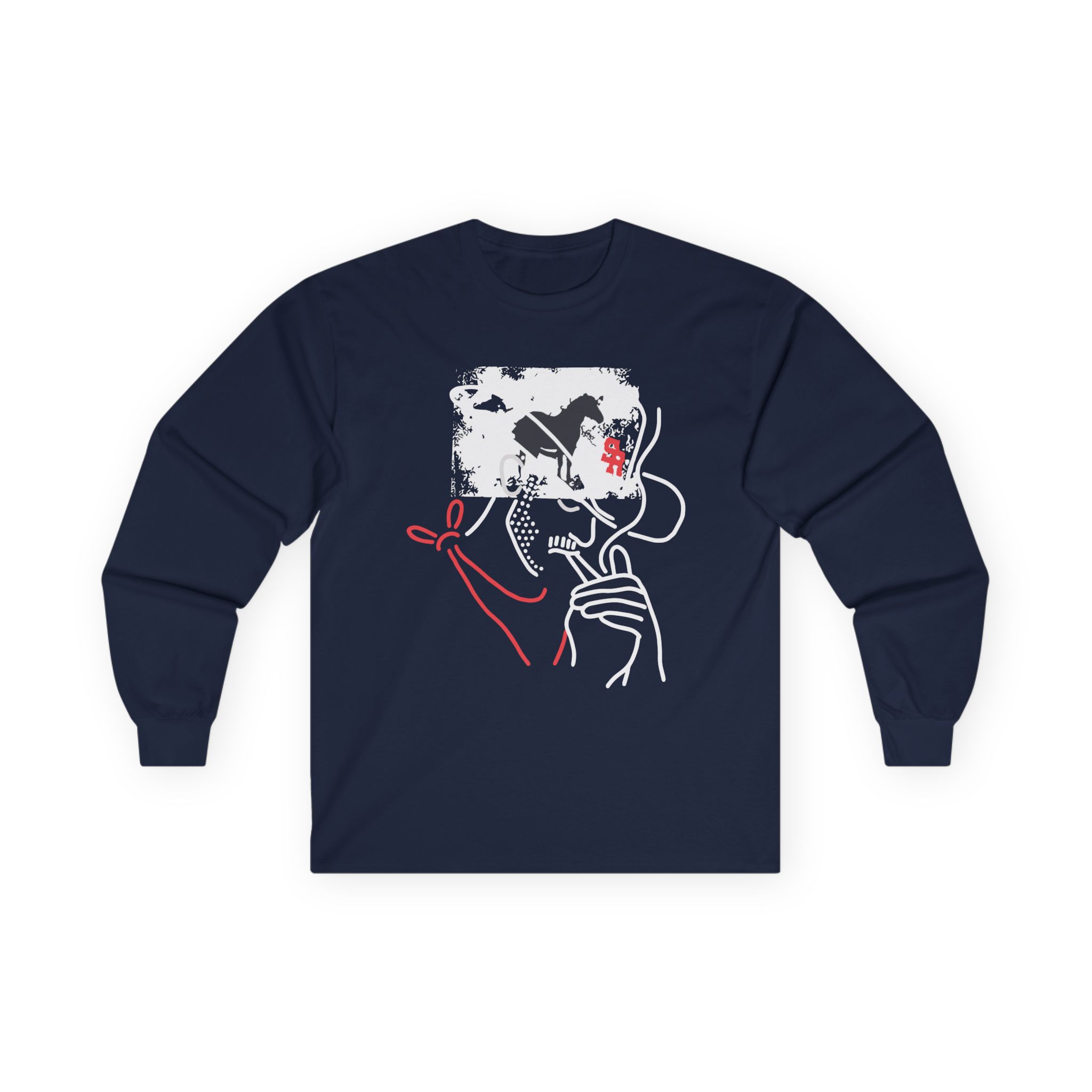 Mike Stud Smoking Cowboy Unisex Ultra Cotton Long Sleeve Tee