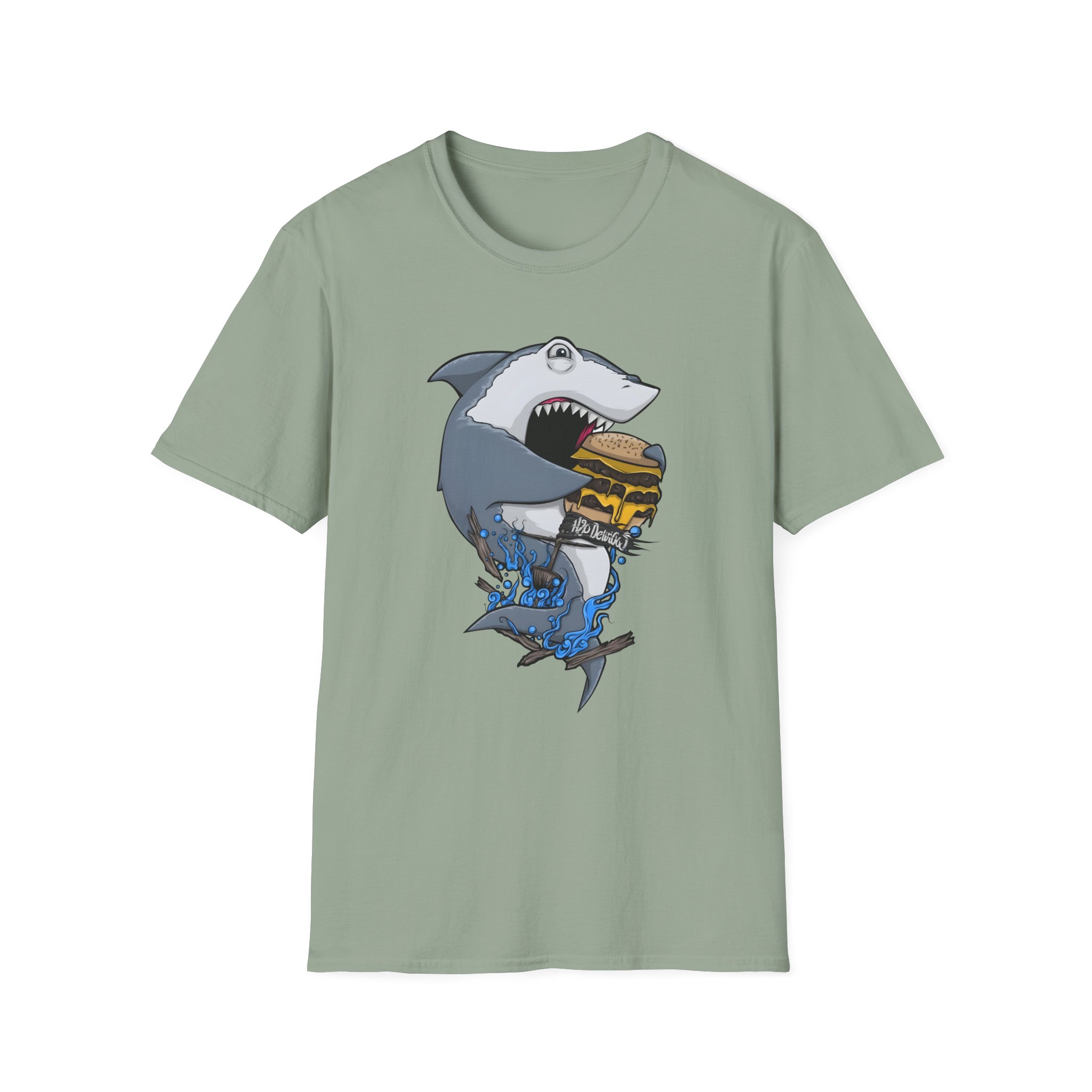 H2odelirious Hungry Shark Unisex Softstyle T-Shirt