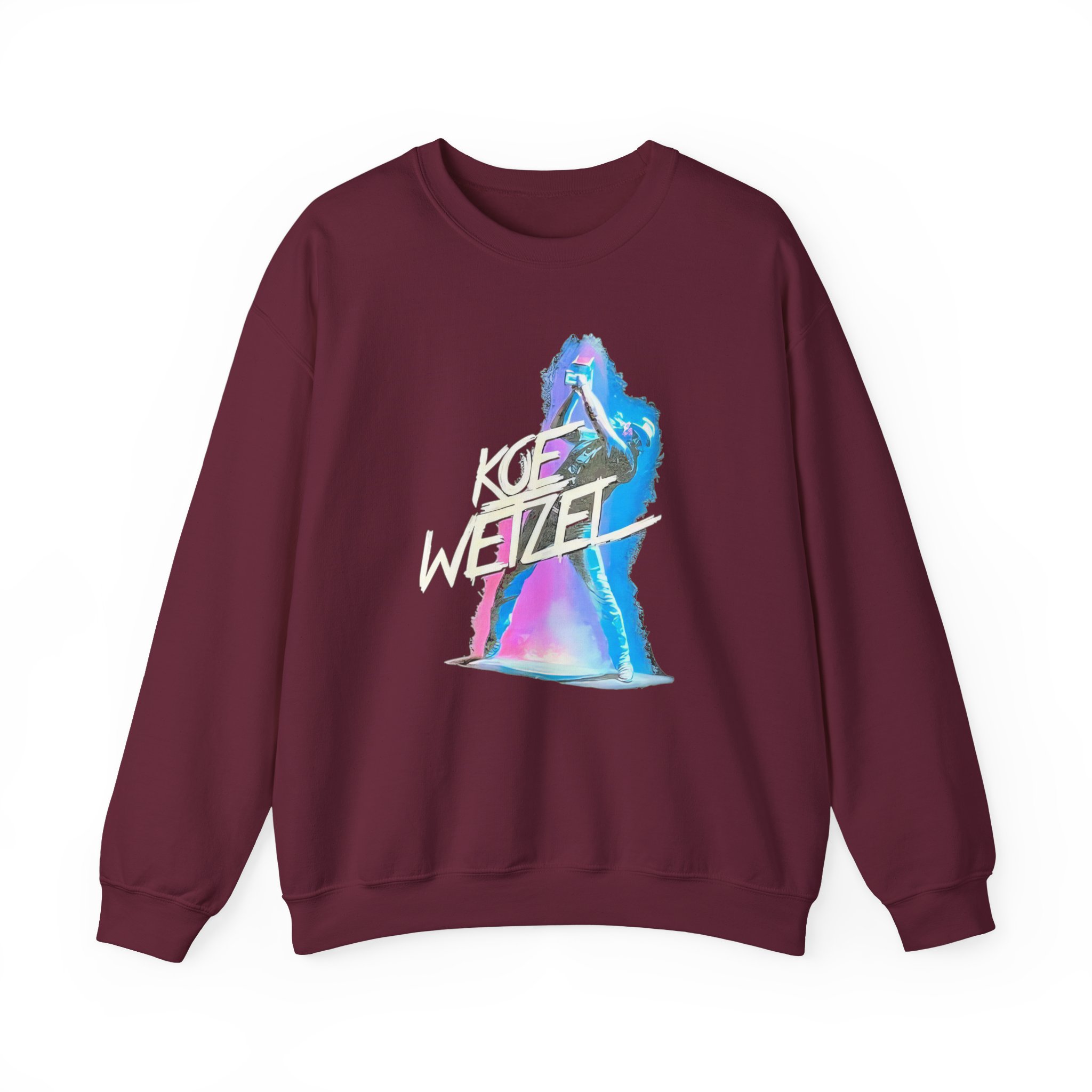 Koe Wetzel Guitar Smash Unisex Heavy Blendâ„¢ Crewneck Sweatshirt