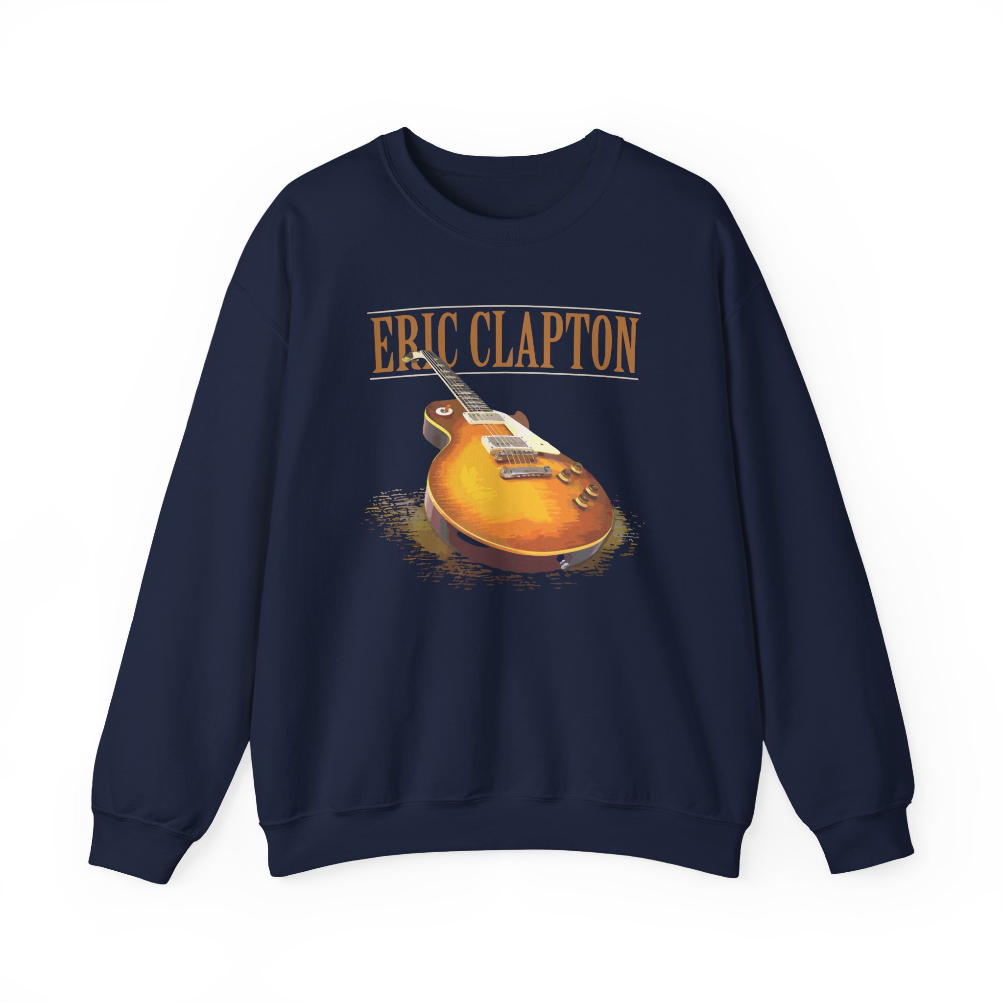 Eric Clapton 3d Guitar Unisex Heavy Blendâ„¢ Crewneck Sweatshirt