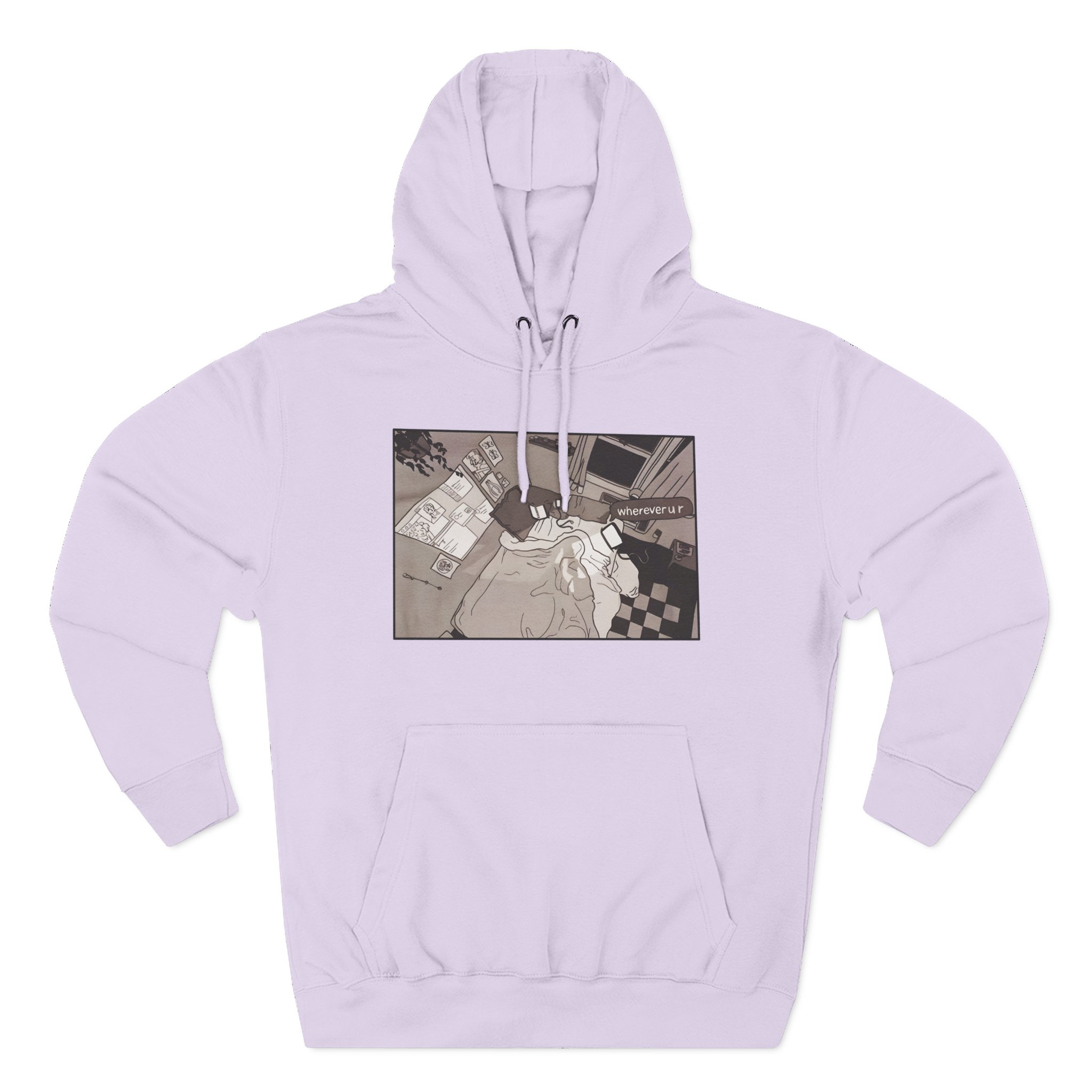 Umi Three-Panel Fleece Hoodie