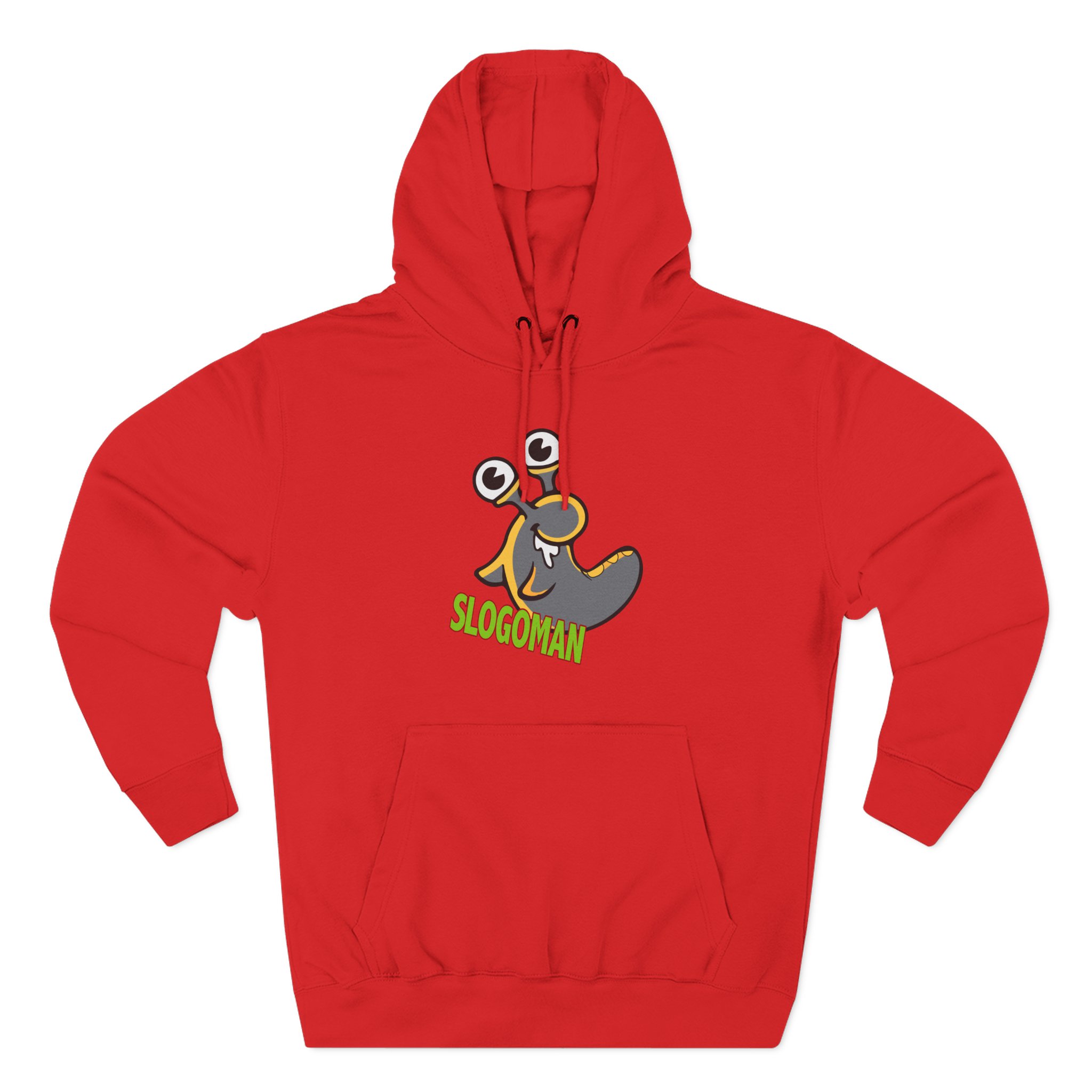 Slogoman Slogo Funny Three-Panel Fleece Hoodie