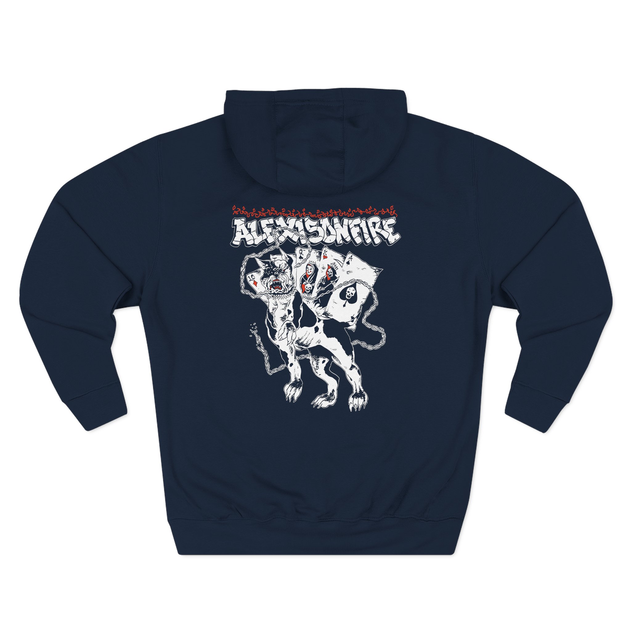 Alexisonfire Dog Chain Three-Panel Fleece Hoodie